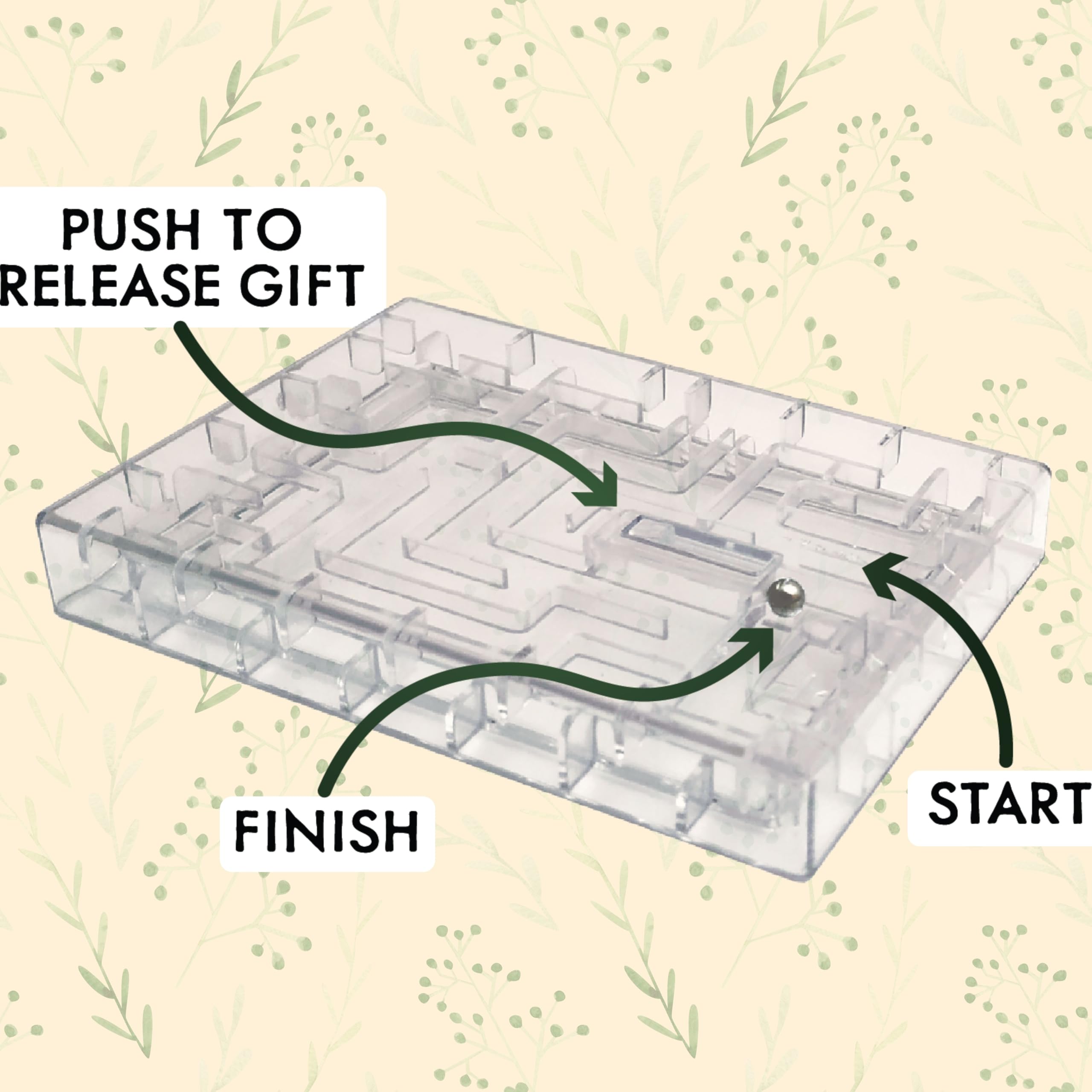 Boxer Gifts Garden Labyrinth Puzzle Box - Money Holder for Cash or Gift Cards 11