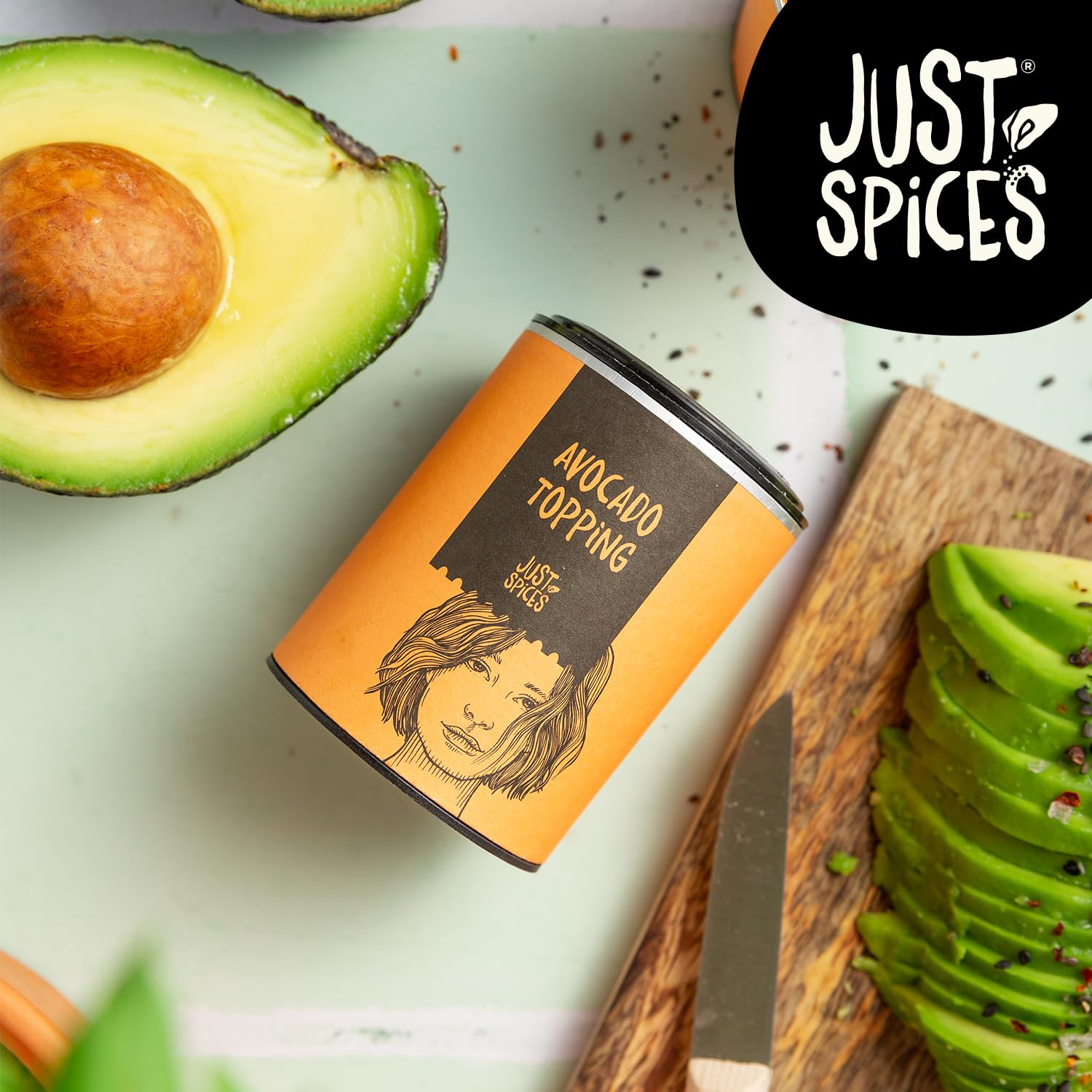 Just Spices Avocado-Topping, 60 g – Natürliches, knuspriges Gewürz für Avocado-Gerichte 4