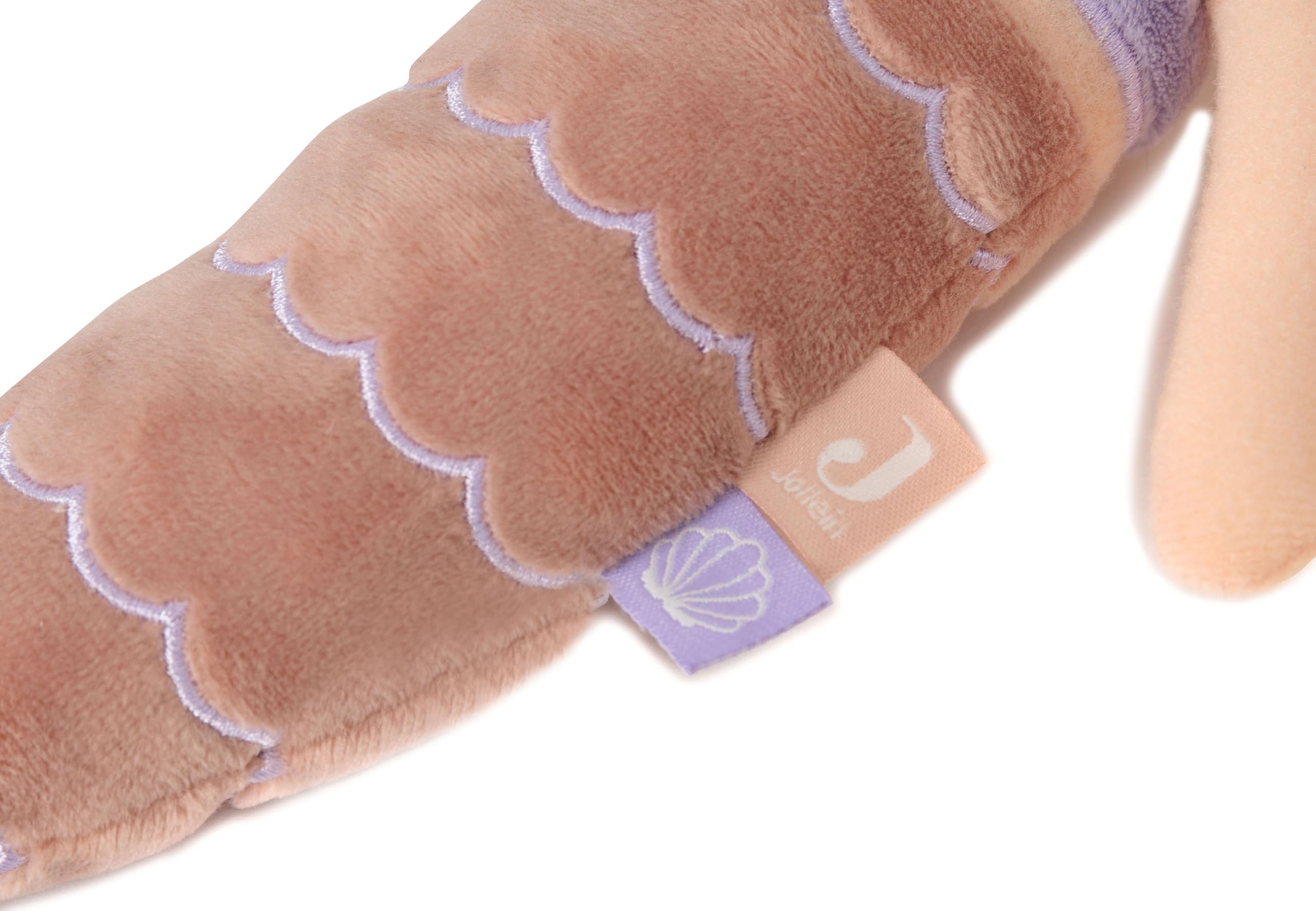 Jollein Mermaid Ella Rag Doll - Soft Plush Doll with Shimmering Crown & Mermaid Fin 4