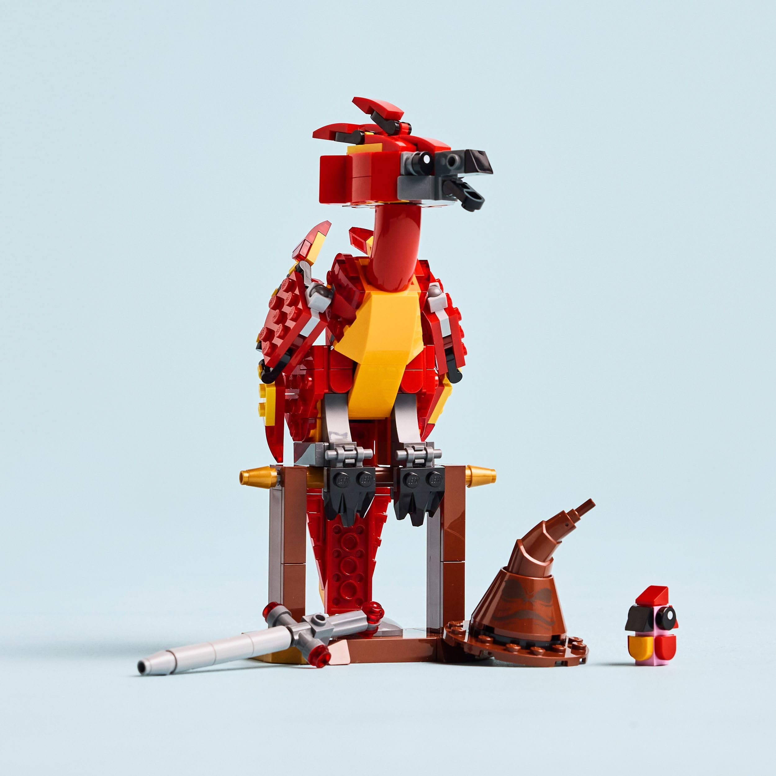LEGO Harry Potter Fawkes Dumbledore’s Phoenix Building Set 76448 for Ages 8+ | Includes Sword of Gryffindor 5