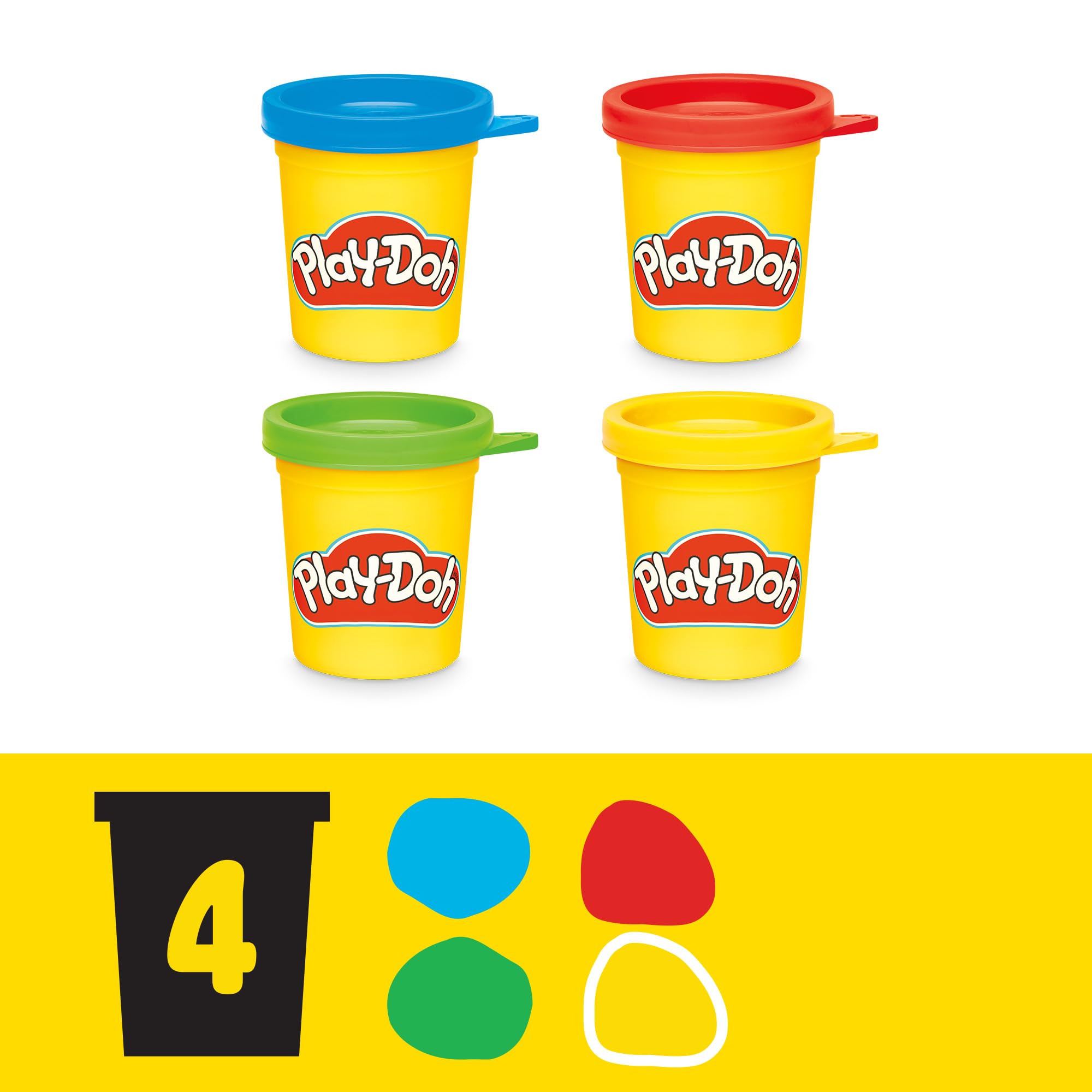 Play-Doh Disney Junior Shape a Story Playset - Storybook Theme | Ages 2+ | Includes 4 Cans 6