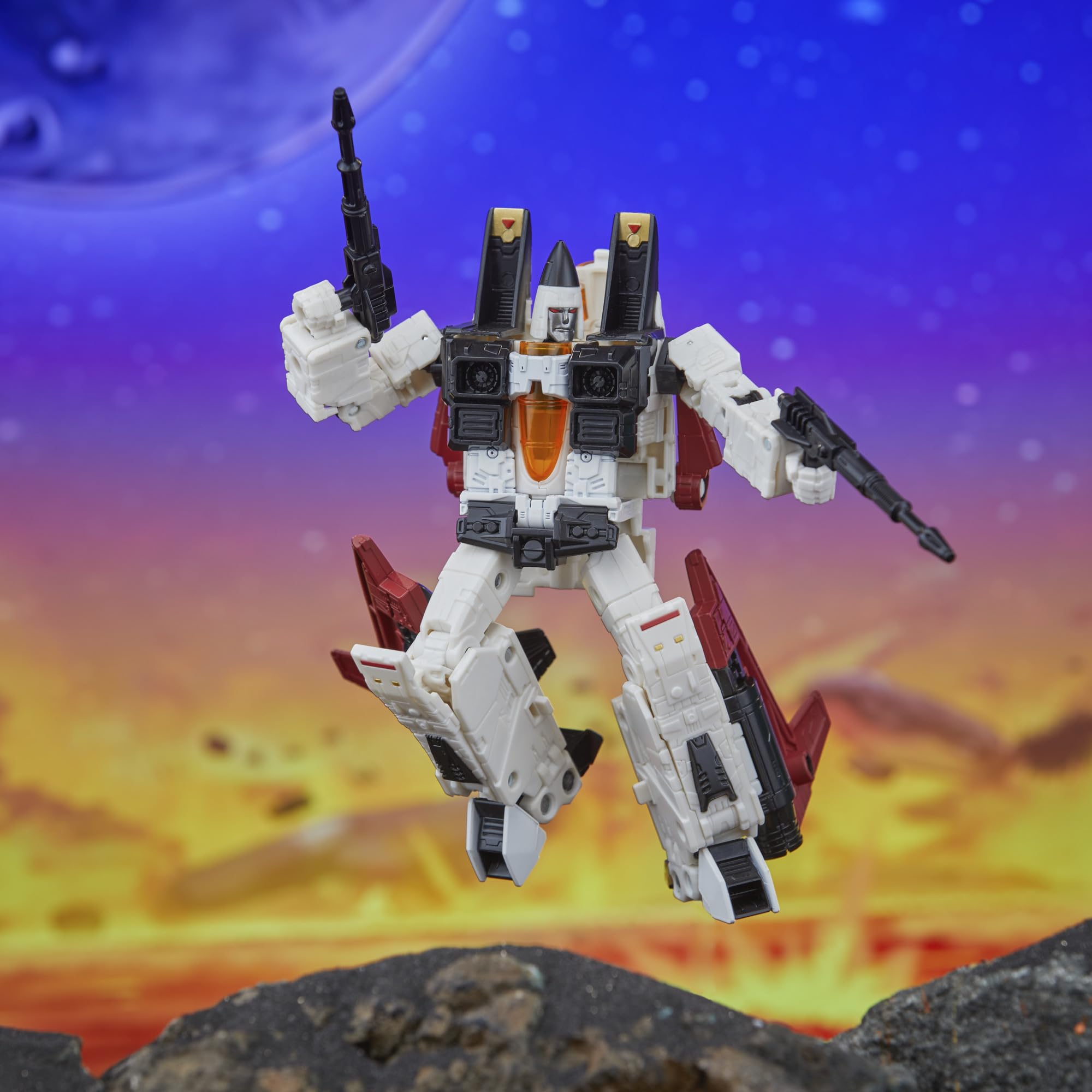 Transformers Legacy United Voyager Class Ramjet Action Figure - G1 Universe | 23 Steps | 7-inch 7