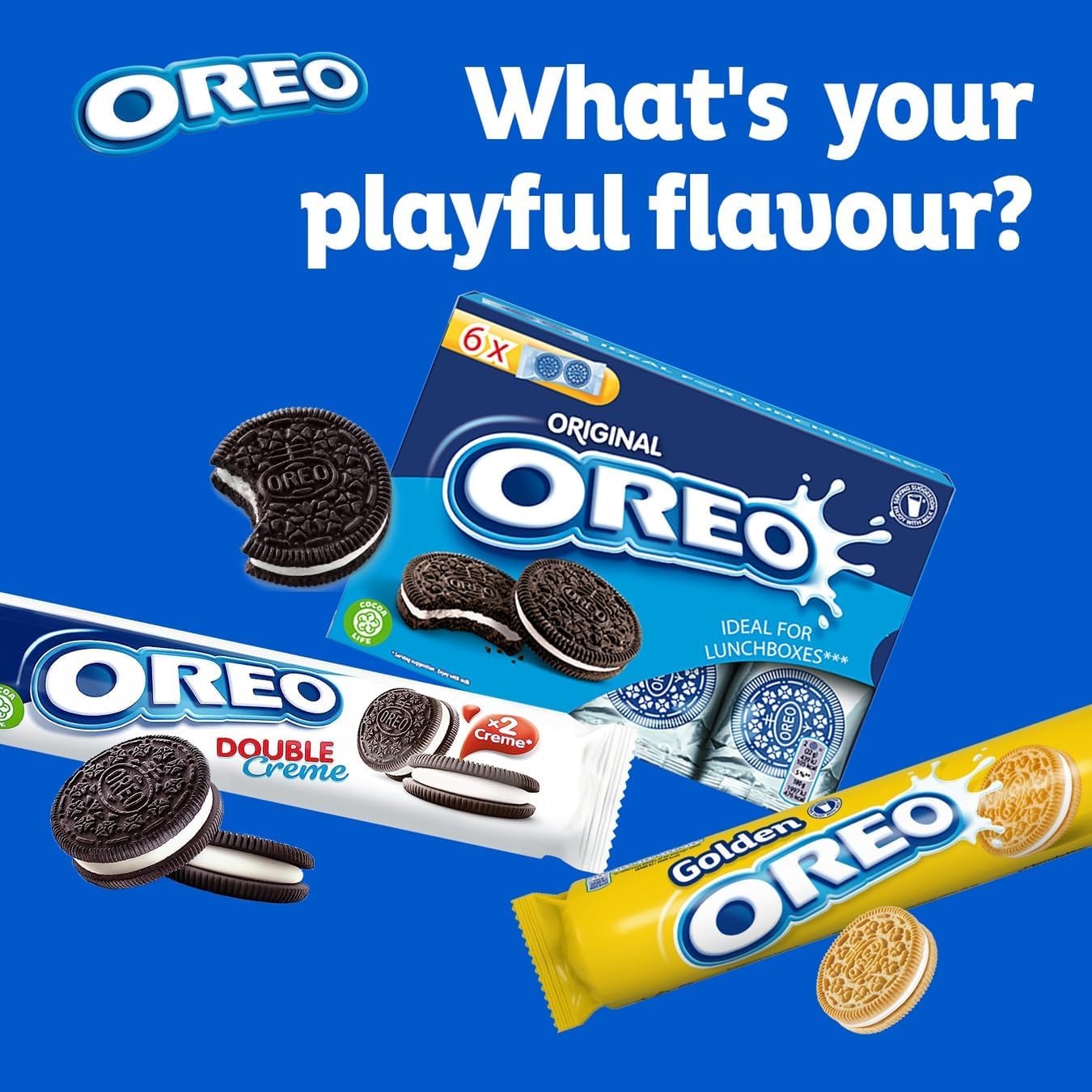 Oreo Sandwich Biscuit Filled with Choco Brownie Batter Flavoured Creme, 154g 6