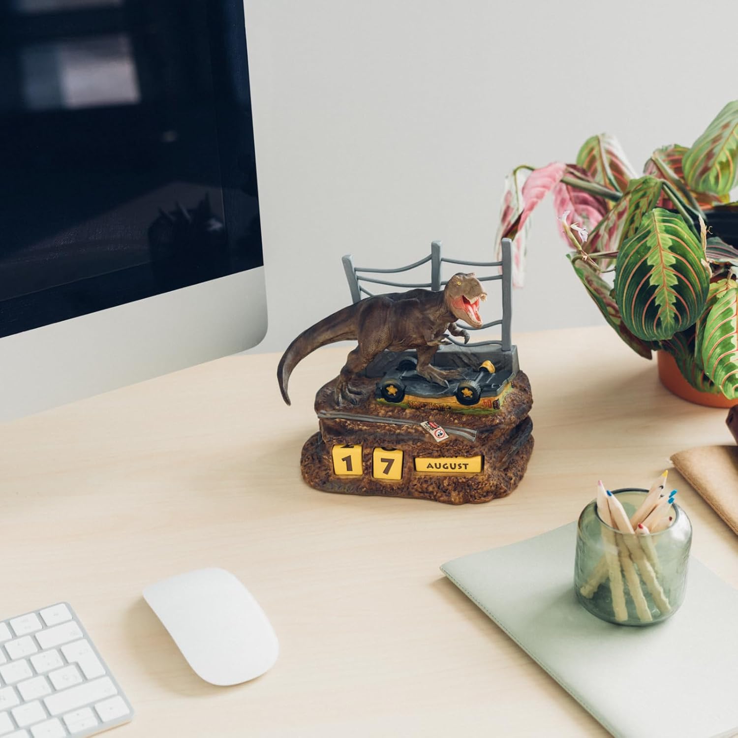 Grupo Erik Jurassic Park T-Rex 3D-Ewiger Flip-Kalender 13