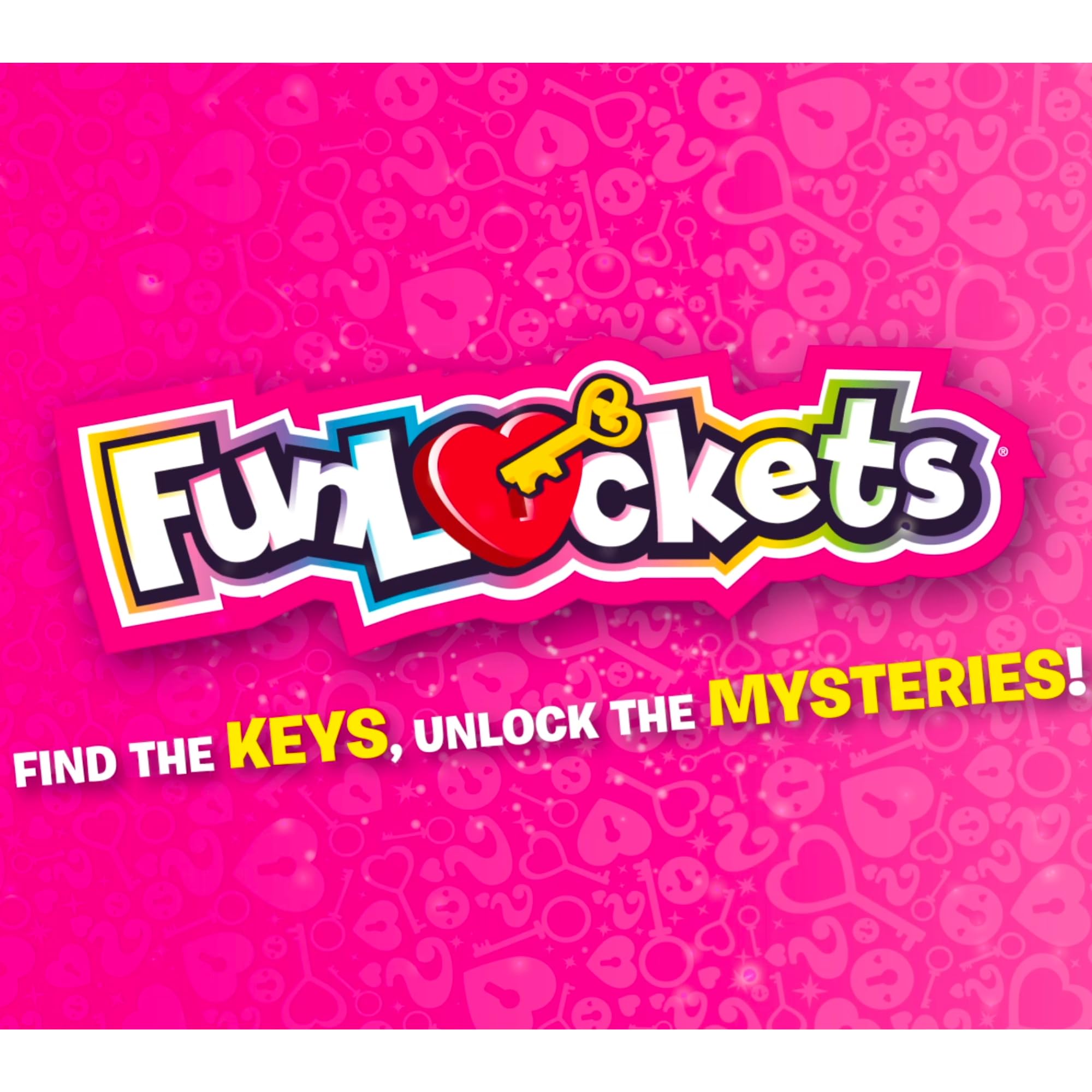 Funlockets Secret Mirror with Hair Shimmers - Tangle-Free Glitter Hair Styling Kit for Kids 5