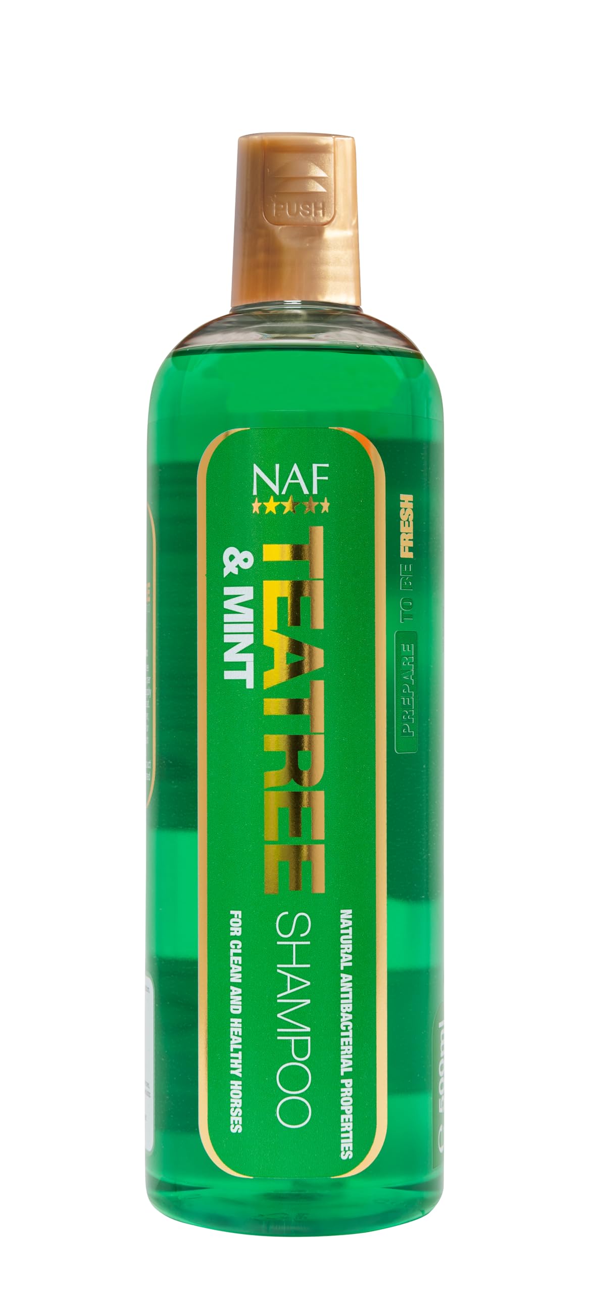 NAF Teatree & Mint Shampoo - Natural Antibacterial Formula | Soothing for Sensitive Skin | 500ml