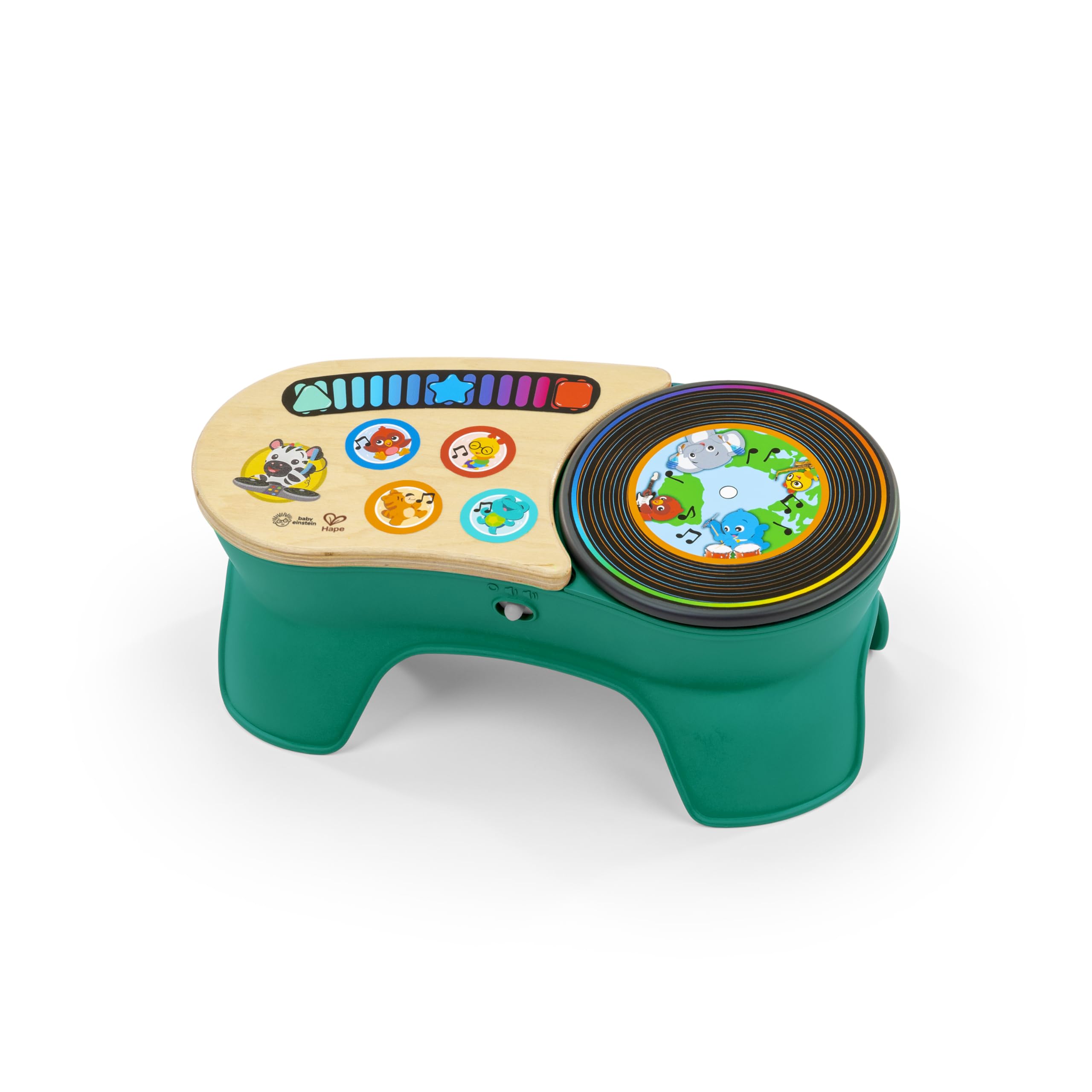 Baby Einstein + Hape DJ Discovery Musical Toy Turntable - Magic Touch for Ages 6 Months and Up