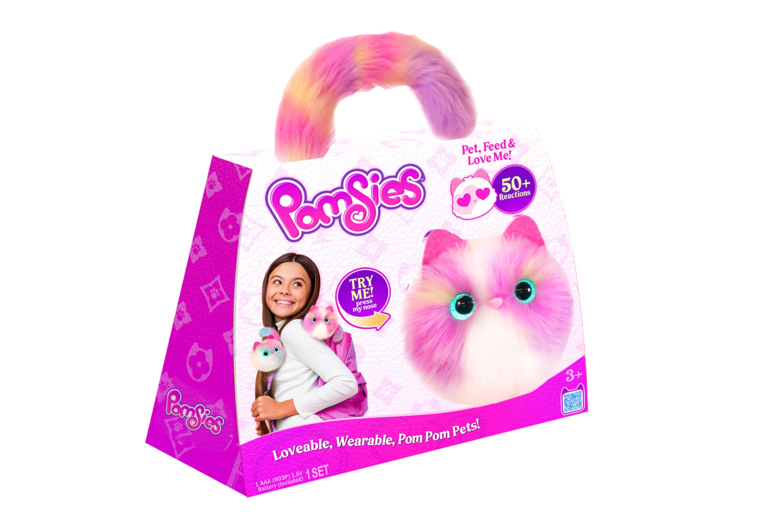 Pomsies Roxy Interactive Plush Toy - Light-Up Eyes, Dance & Pet Modes 5