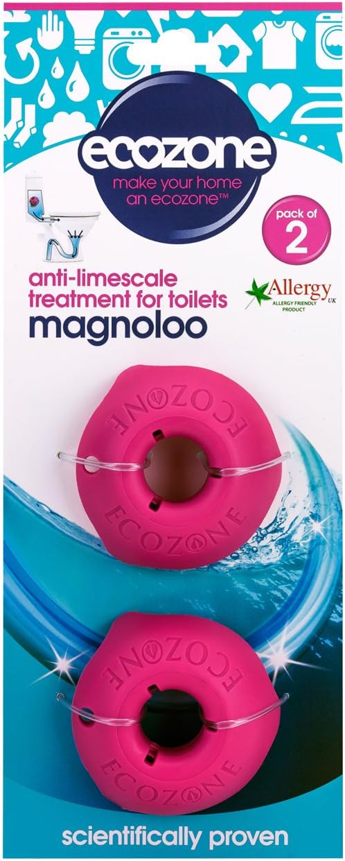 Ecozone Magnoloo Anti Limescale Treatment for Toilets - Pack of 2 6