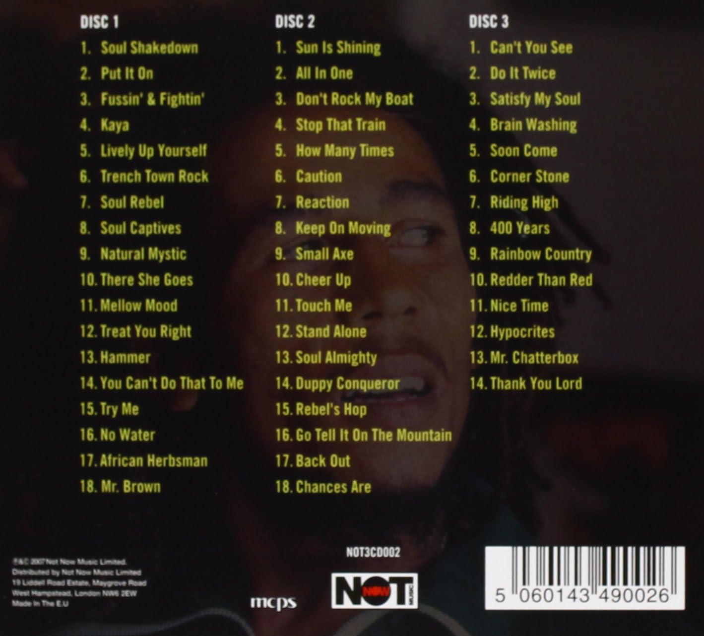 A Legend - 50 Reggae Classics Audio CD 3