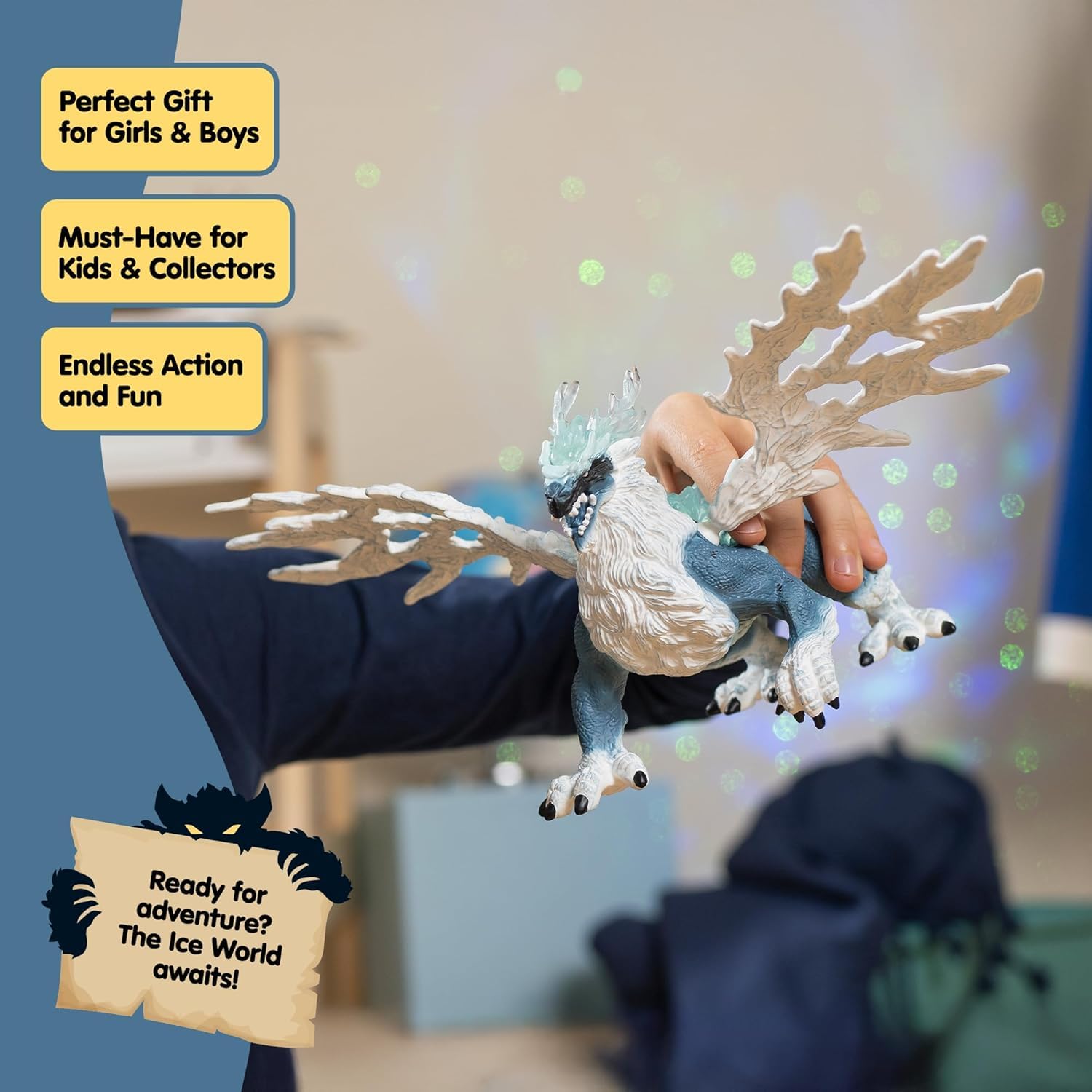 Schleich 70790 Eldrador Creatures Ice Dragon Figurine - Poseable Wings for Ages 7+ 6