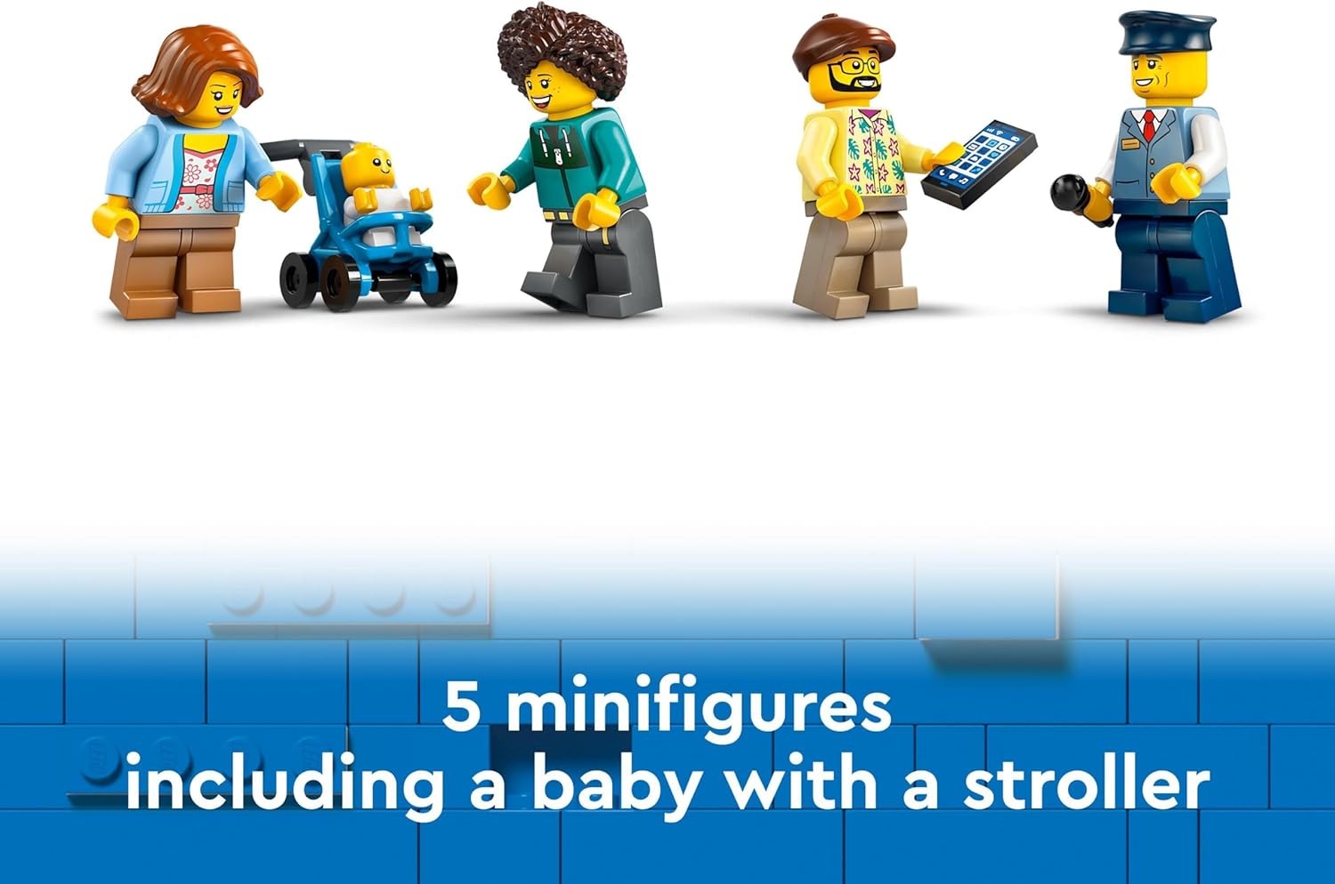 LEGO City Red Double-Decker Sightseeing Bus - Building Set for Ages 7+