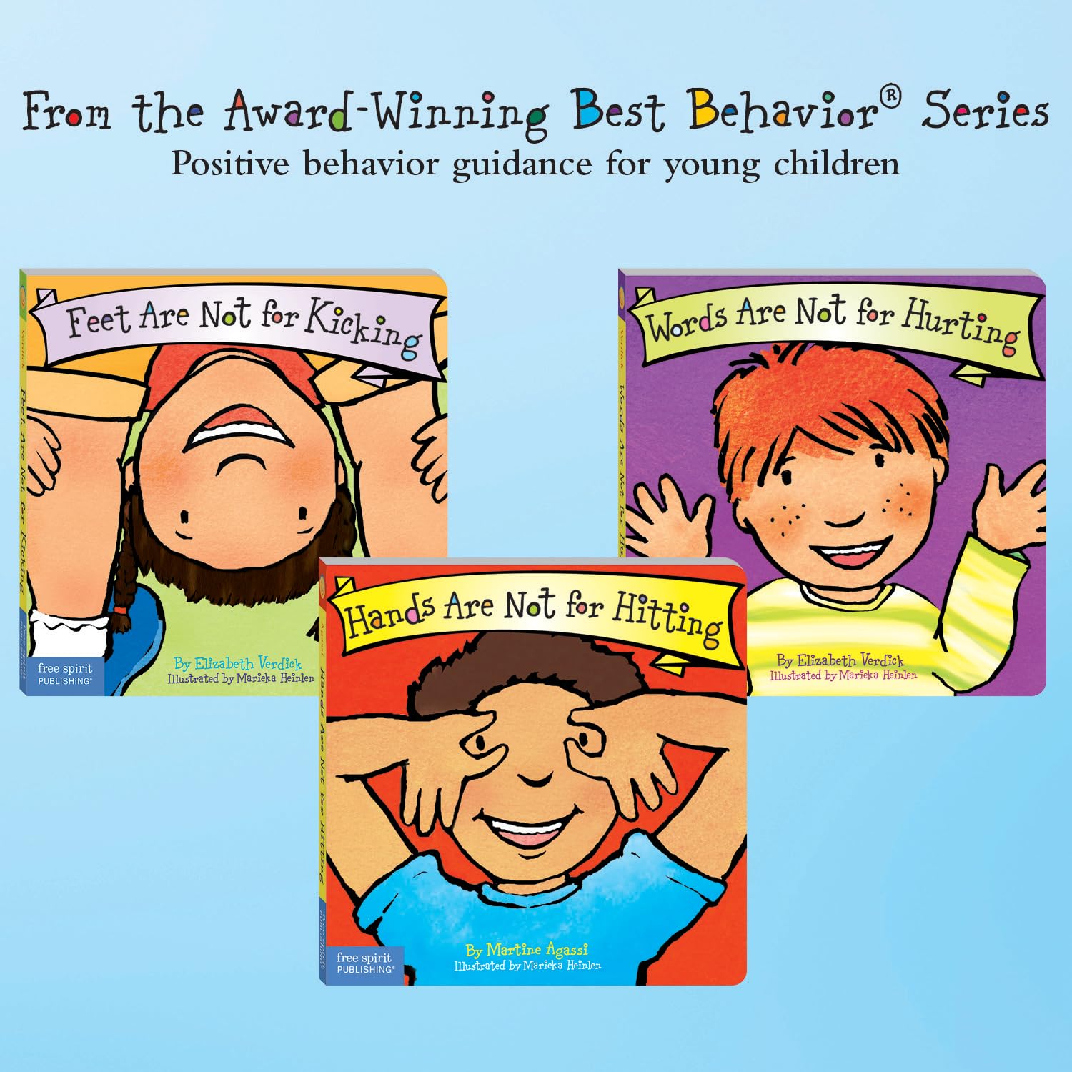 Free Spirit Publishing Hands are Not for Hitting (Best Behavior Board Book) | Ages 2-4 6