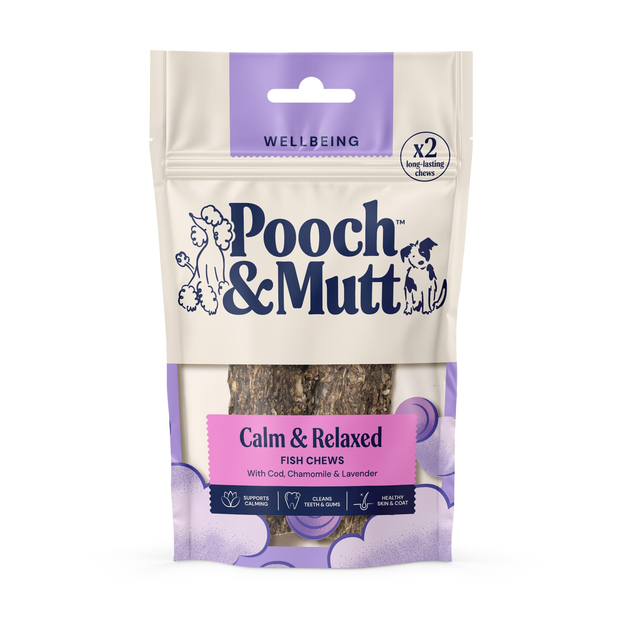Pooch & Mutt Calming Dental Sticks with Cod, Chamomile & Lavender | 90g Pack