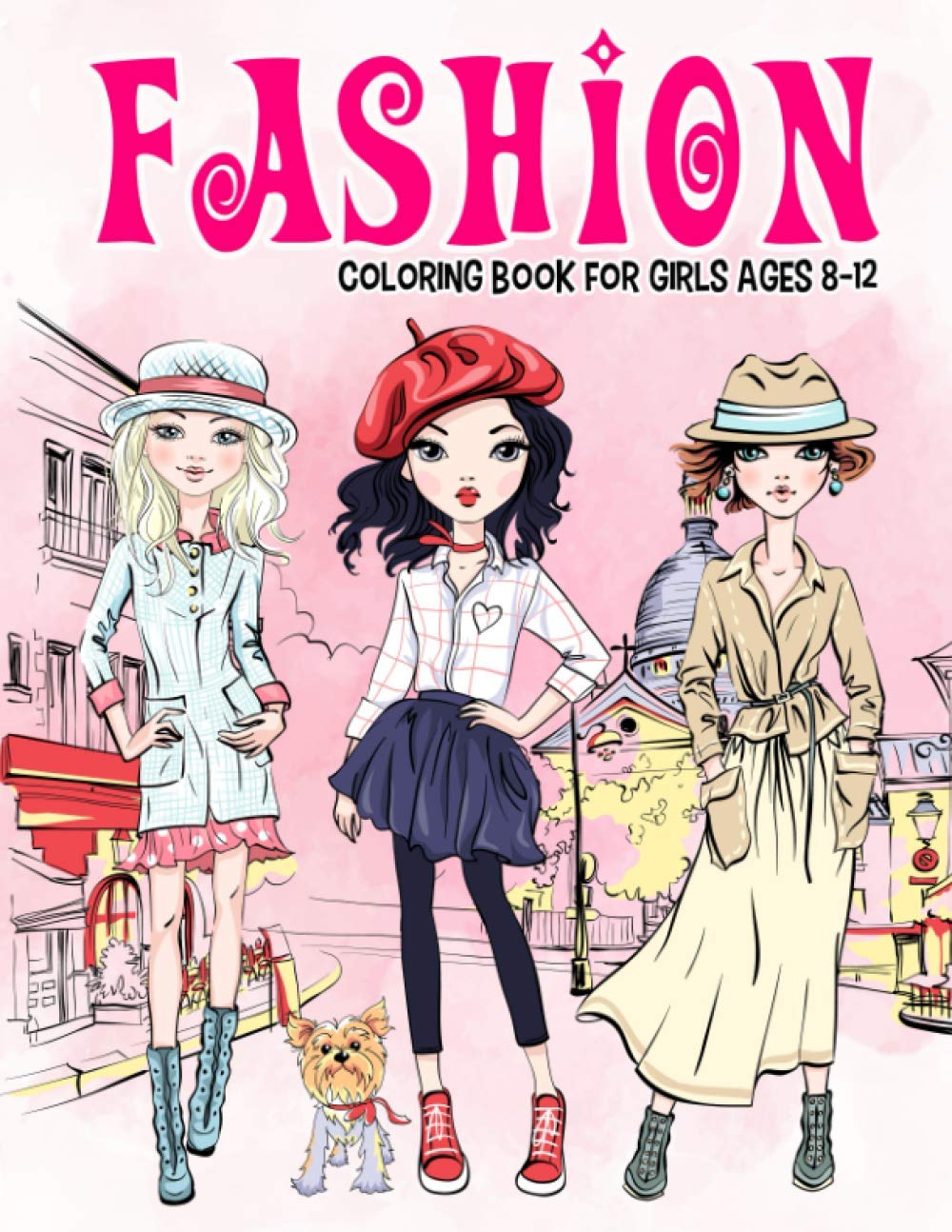 Fashion Coloring Book for Girls Ages 8-12 by Twinkle, Little Eye | Runway Style Designs