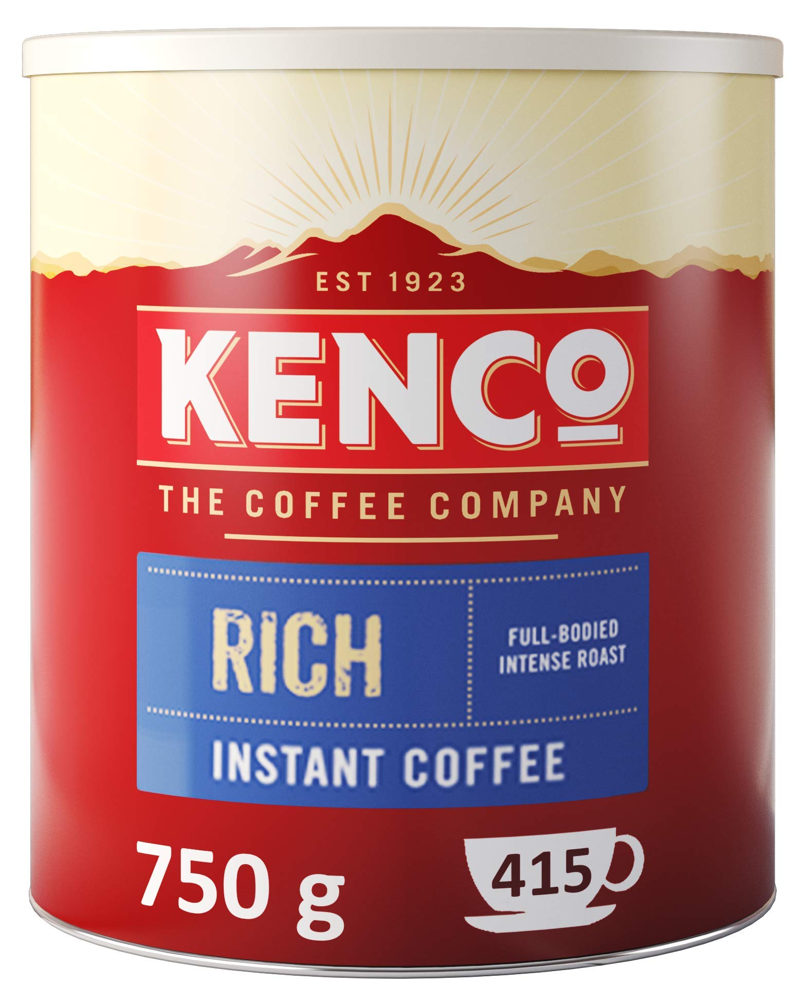 Kenco Rich Instant Coffee Tin 750g - Strong Continental Style Coffee