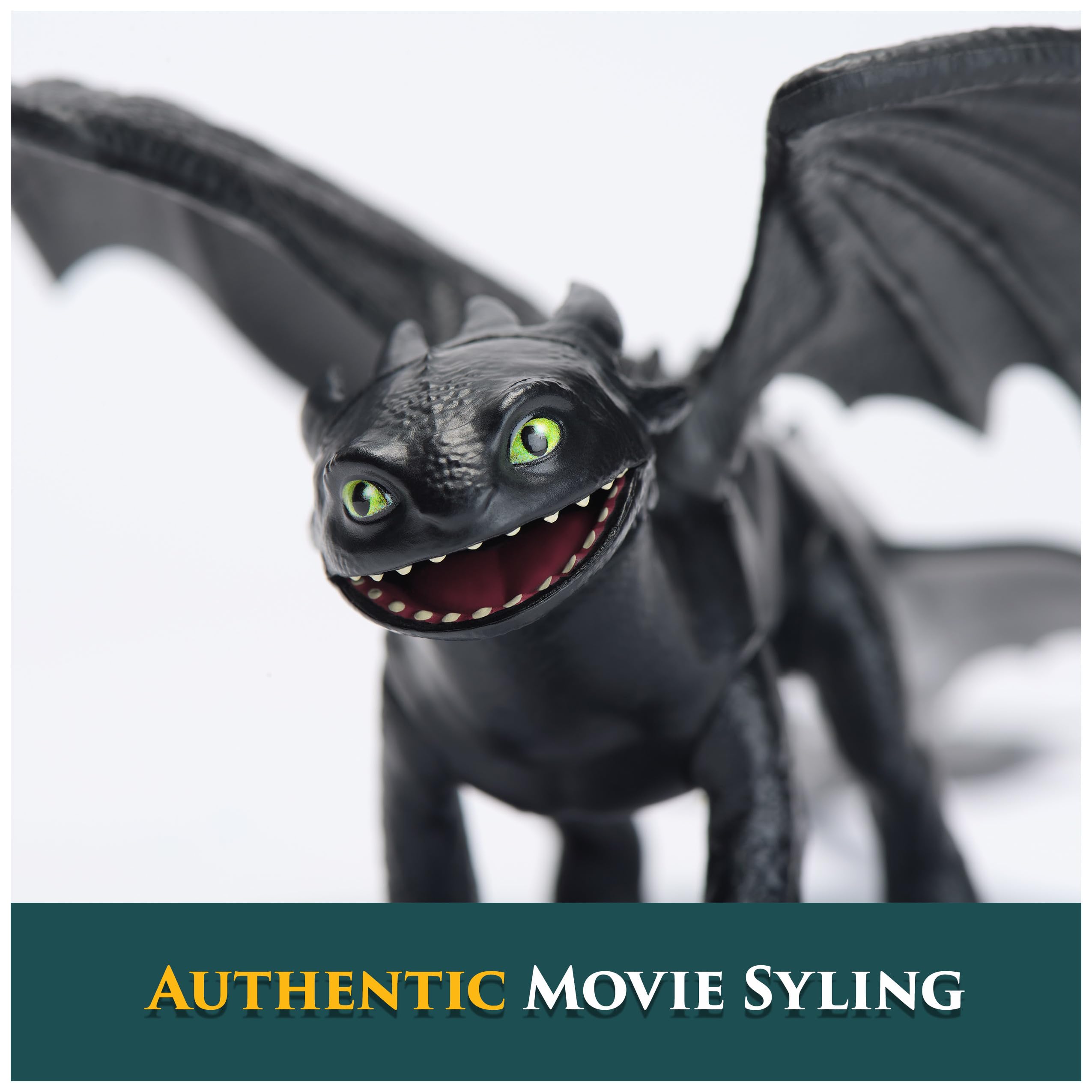 Dreamworks Dragons Toothless Action Figure - 23 cm, Moving Wings/Legs | Ages 4+ 4
