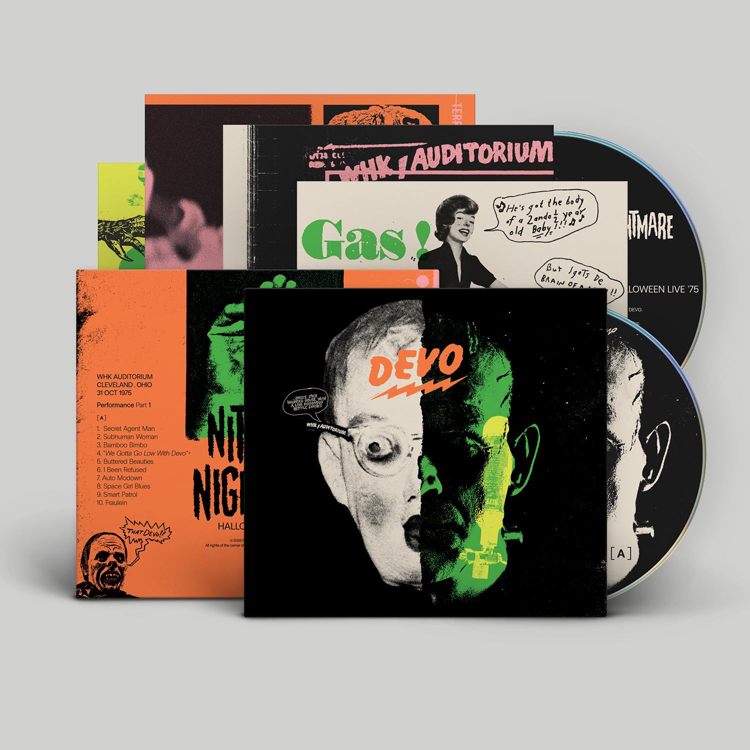 DEVO - NITROUS NIGHTMARE: HALLOWEEN LIVE 1975 [2 Audio CD]