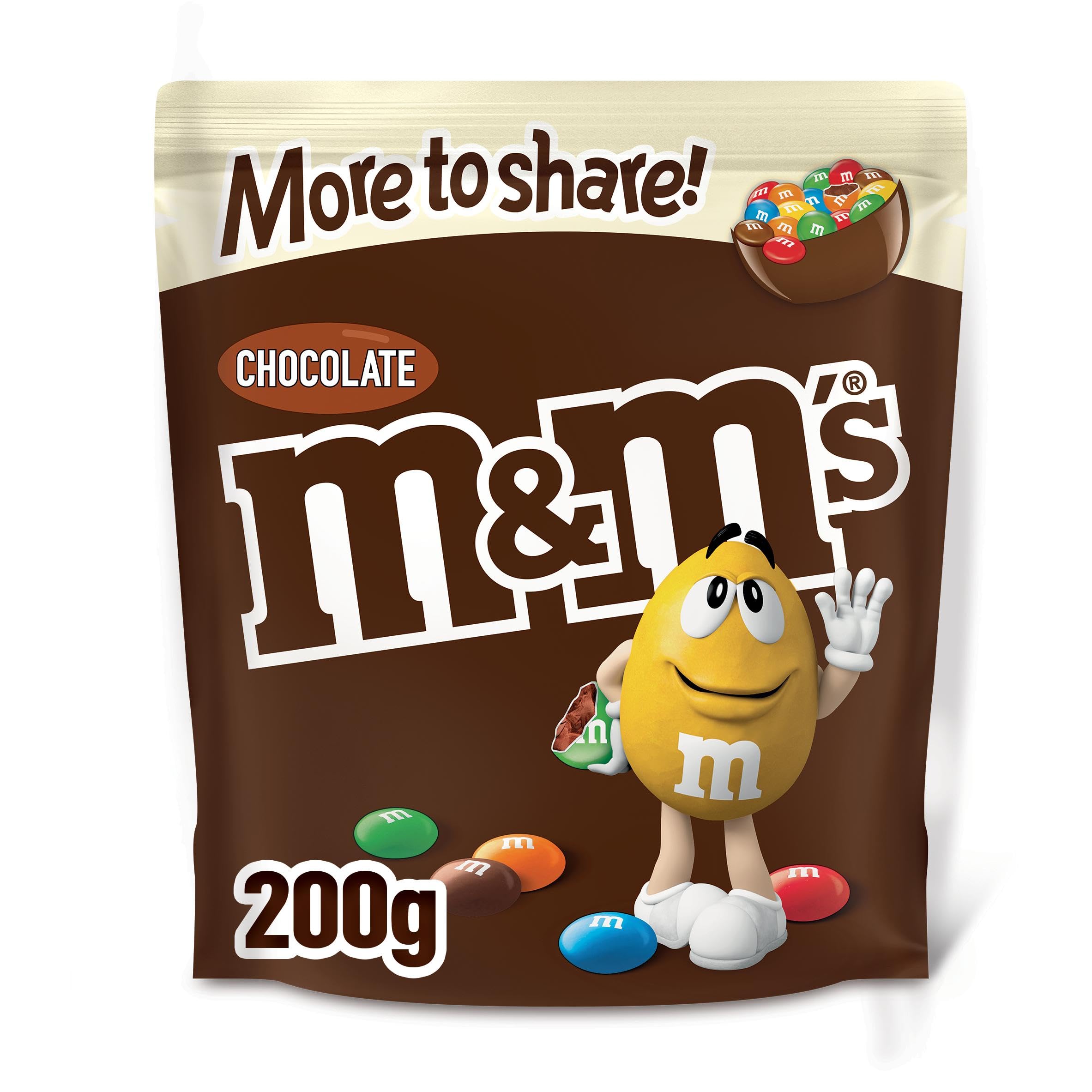 M&M's Chocolate More to Share Pouch - 200g Movie Night Snack
