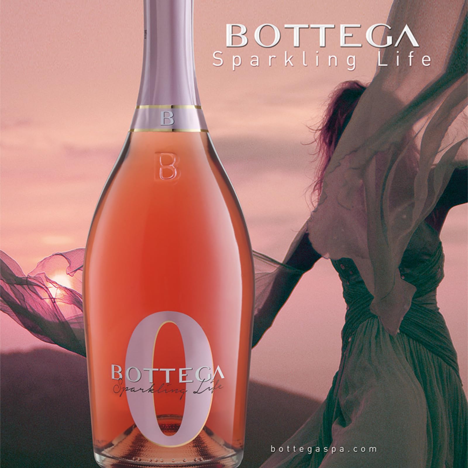 Bottega - Sparkling Life 0 Rose Non-Alcoholic Sparkling Drink (750 ml) 12