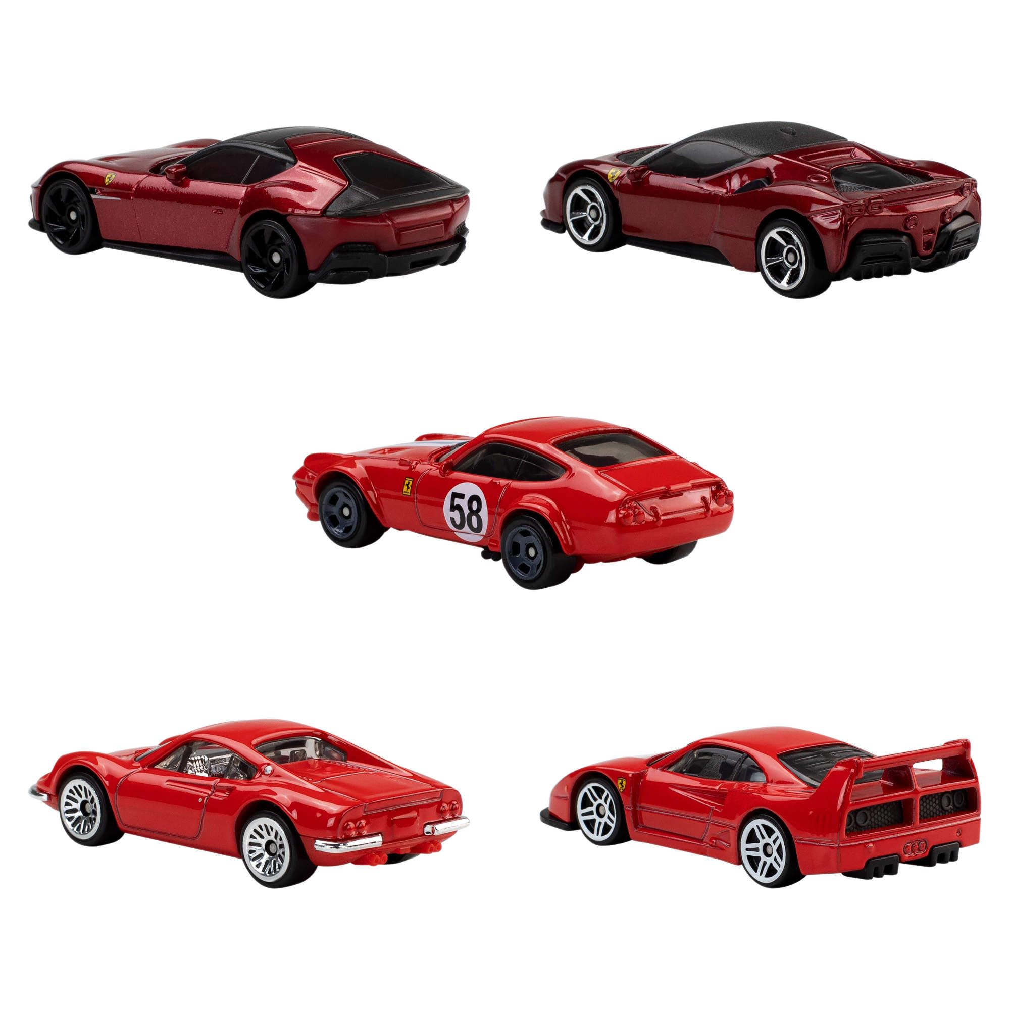 Hot Wheels Die-Cast 5-Pack Cars | 1:64 Scale | Multicolor | Model JLN12