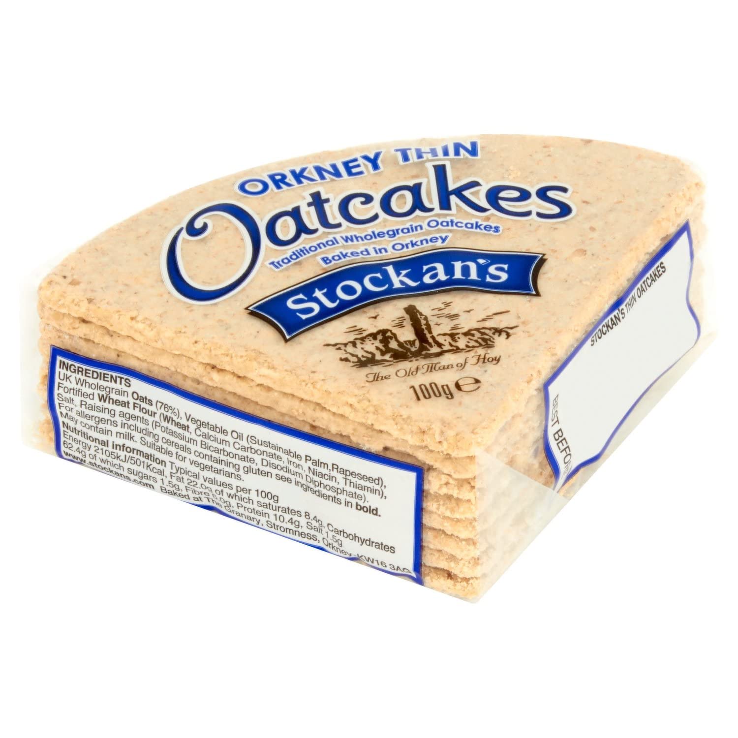 Stockan's Orkney Thin Triangular Oatcakes, 100g 3