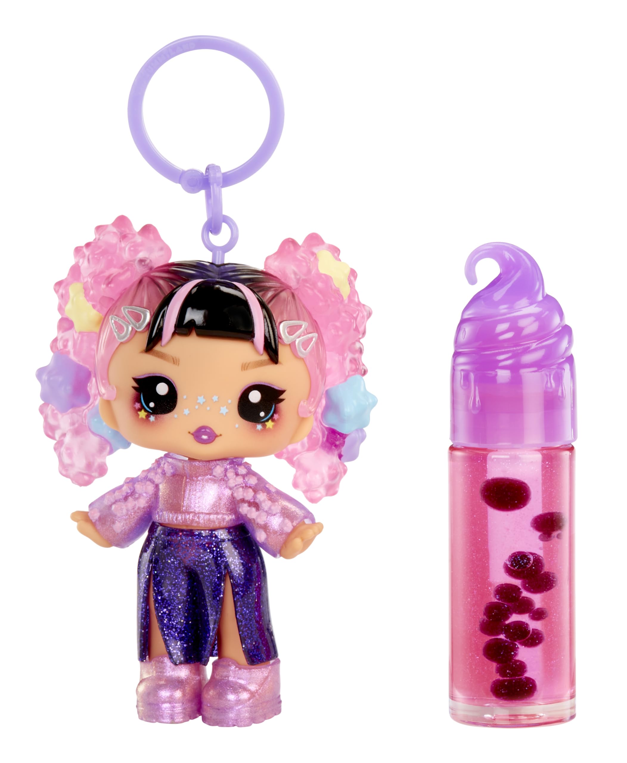 Yummiland Lip Gloss Doll - Sour Sweeties Astrid Stars - DIY Lava Lamp Lip Gloss Kit & Fashion Doll for Kids 3