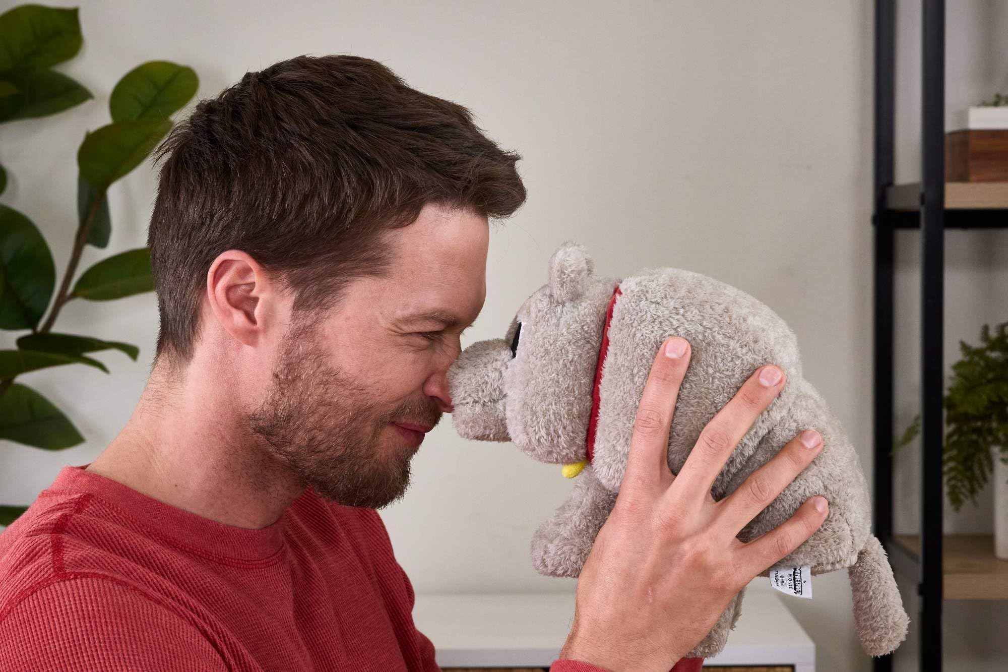 Minecraft Dennis the Wolf Plush Toy with Feeding Action & Sound - Interactive Stuffed Animal for Kids 3+ 3