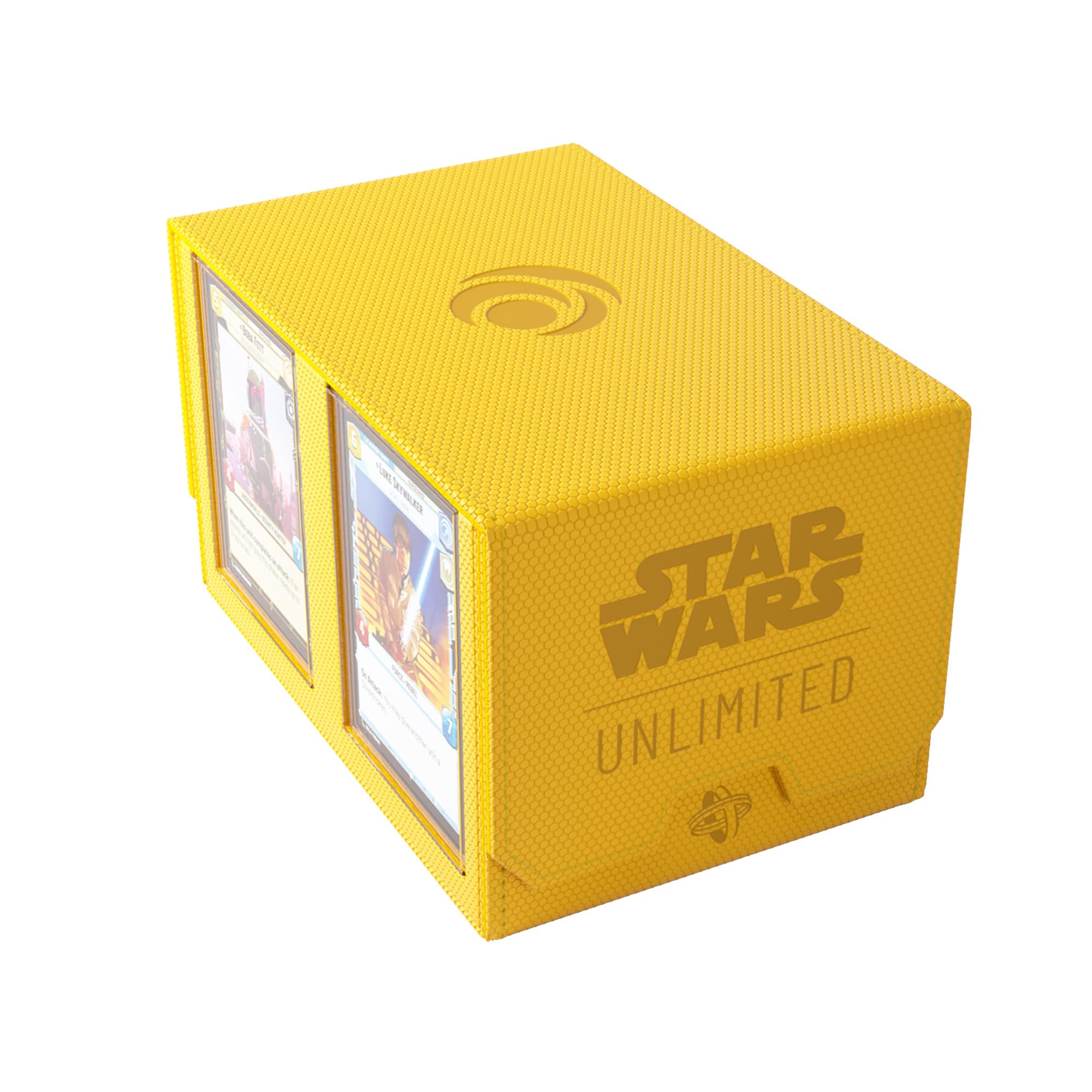 Gamegenic Star Wars Unlimited Double Deck Pod - Yellow | Holds 2 Double-Sleeved 60-Card Decks