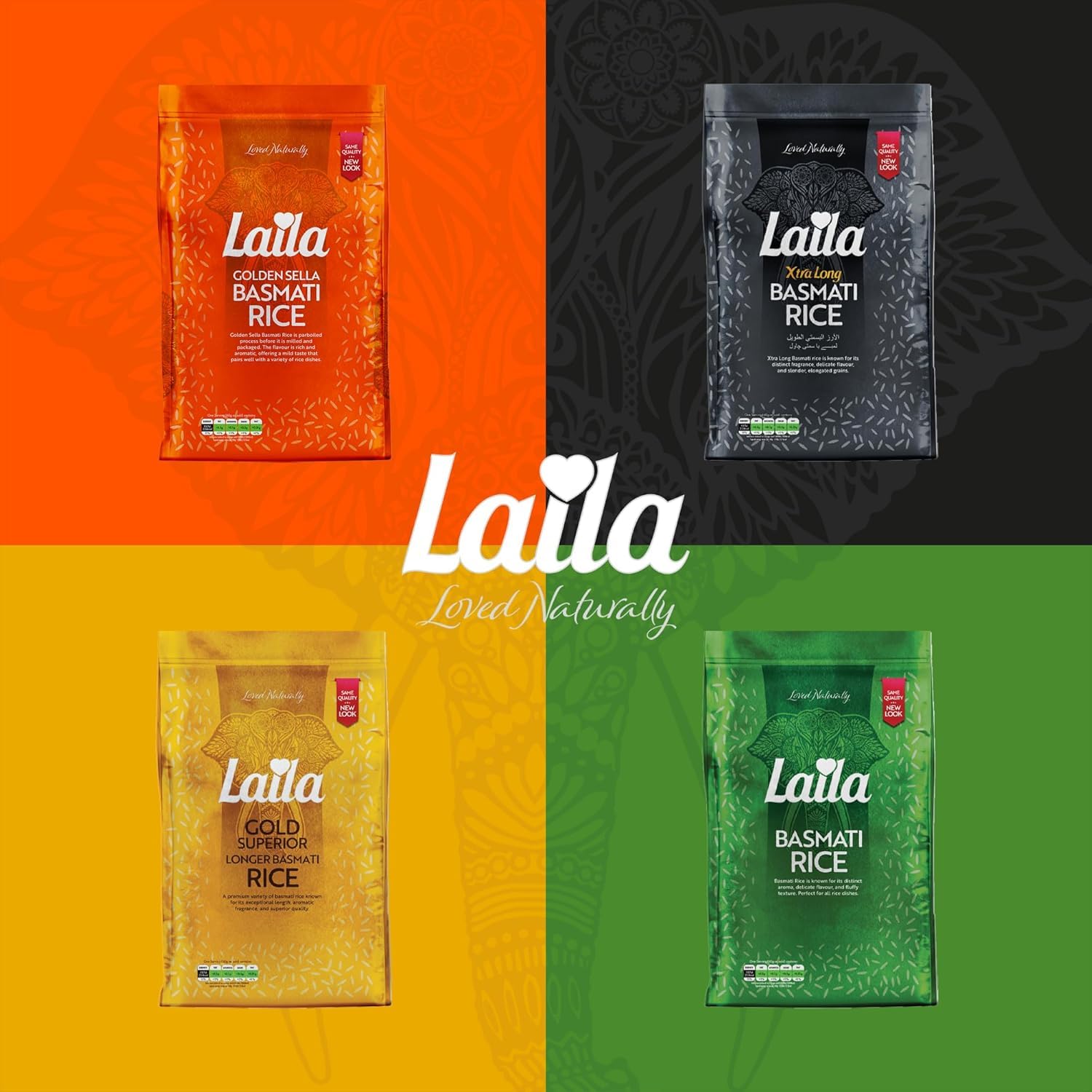LAILA - Gold Basmati Rice Extra Long Grain 1kg