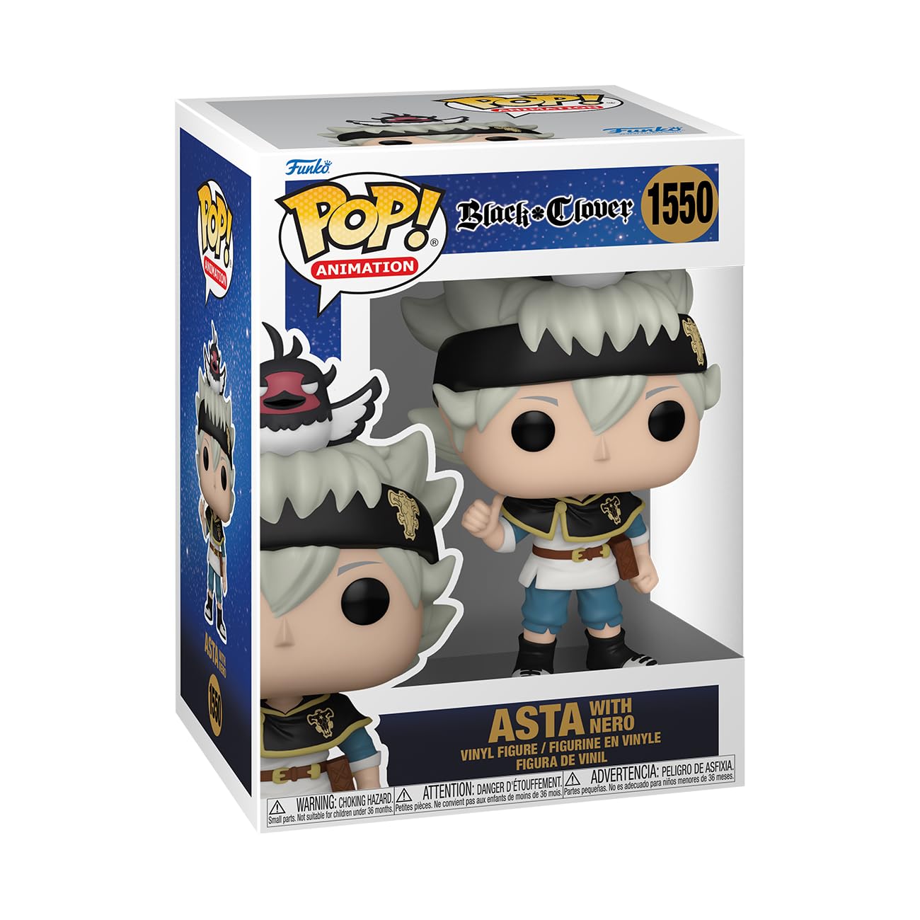 Funko Black Clover Asta with Nero Chibi Figure - 3.75 Inch Vinyl Collectible
