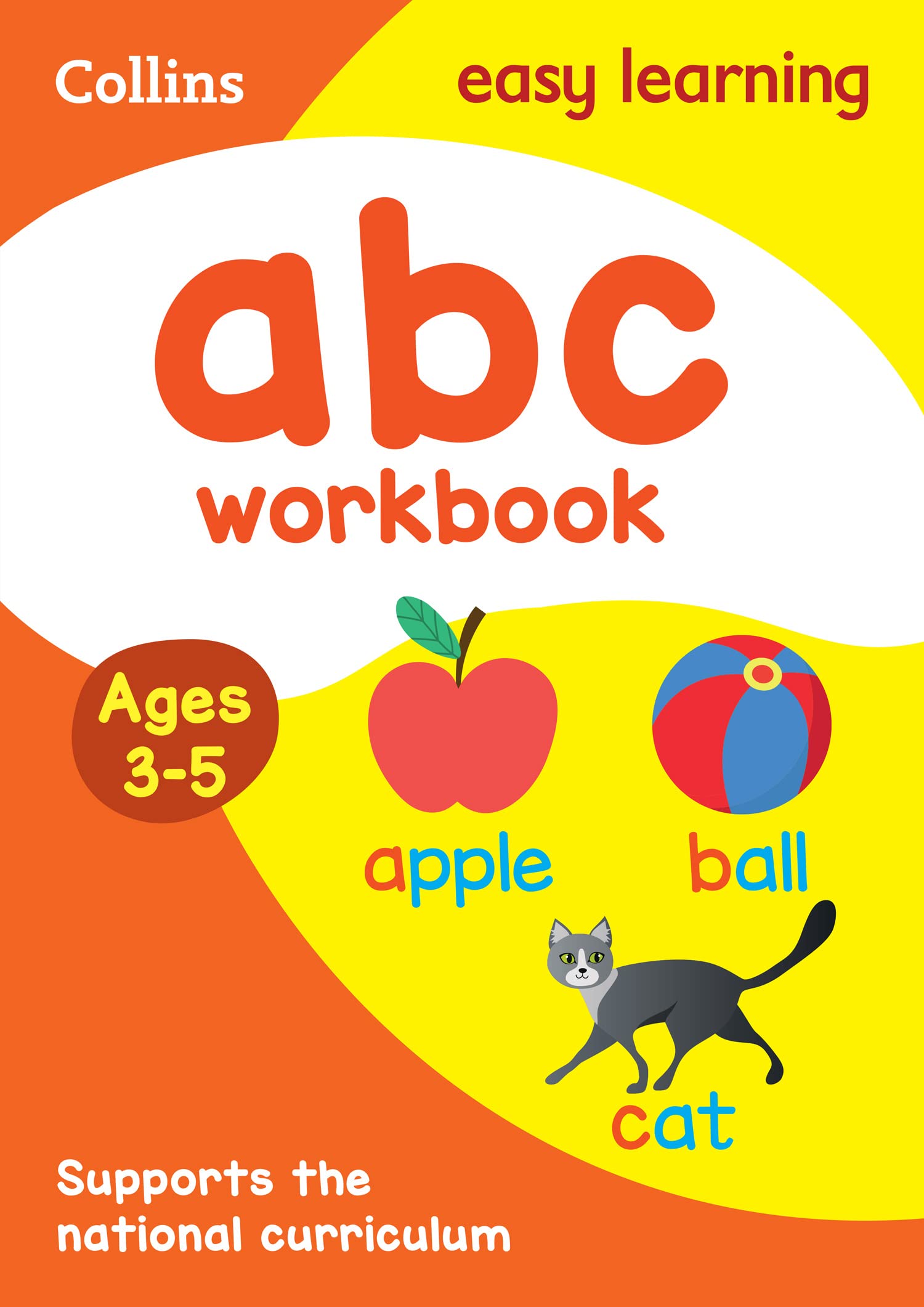 Collins Easy Learning ABC Workbook Ages 3-5: English Practice for Home Learning | Paperback