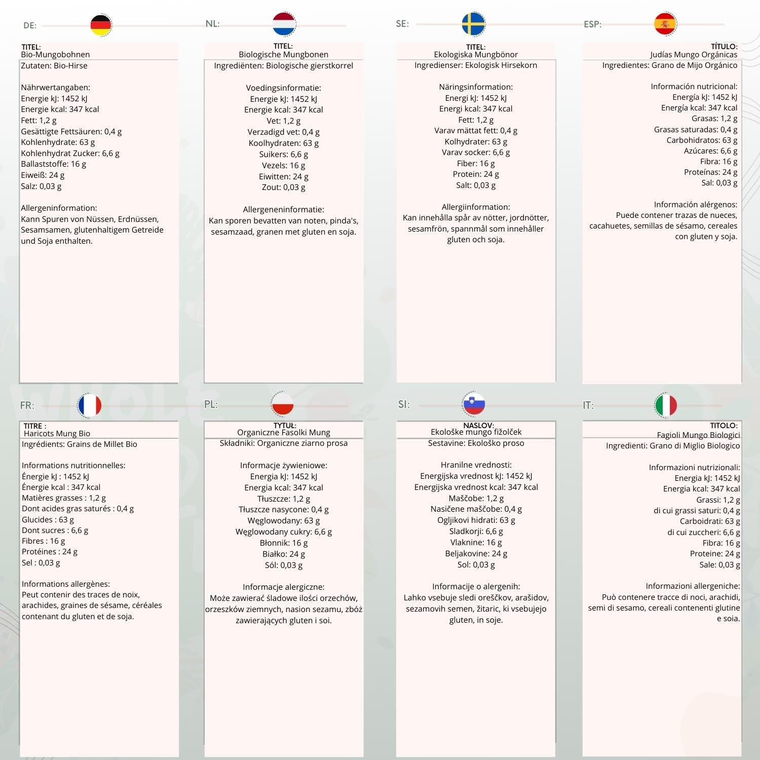 Wholefood Earth Organic Mung Beans 1kg | GMO Free | High Protein | High Fibre | Certified Organic 4