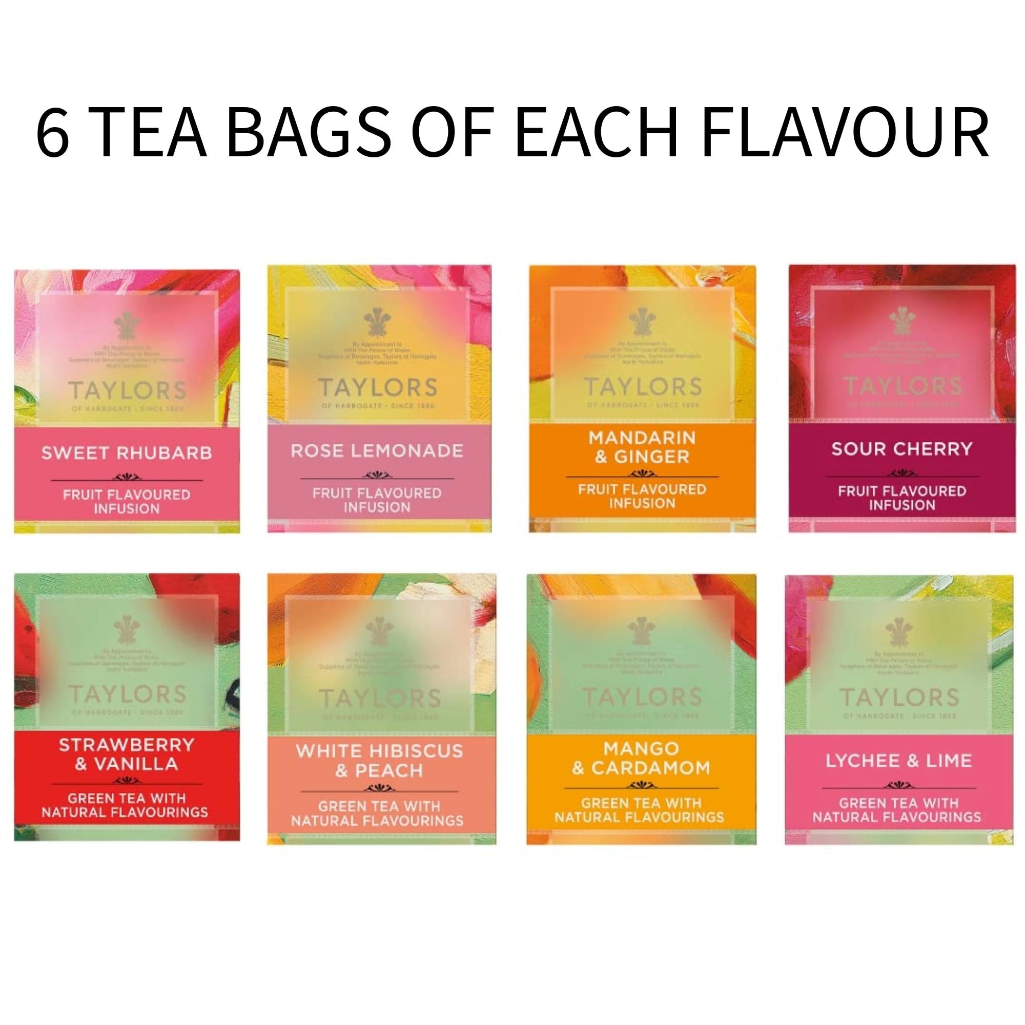 Taylors of Harrogate Assorted Green Teas and Fruit Infusions Selection Gift Box | 48 Count 4