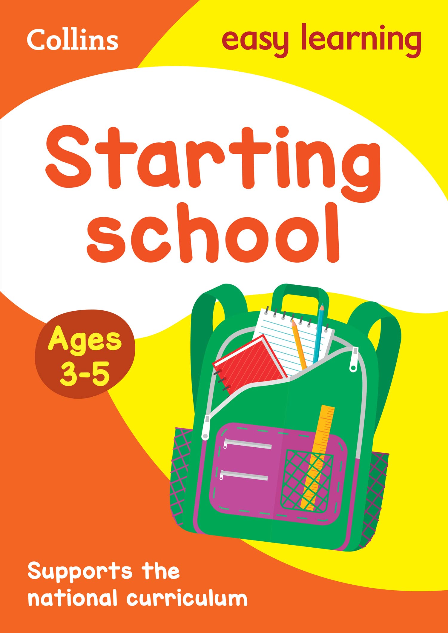 Collins Starting School Ages 3-5 Activity Book | Collins Easy Learning Preschool Series