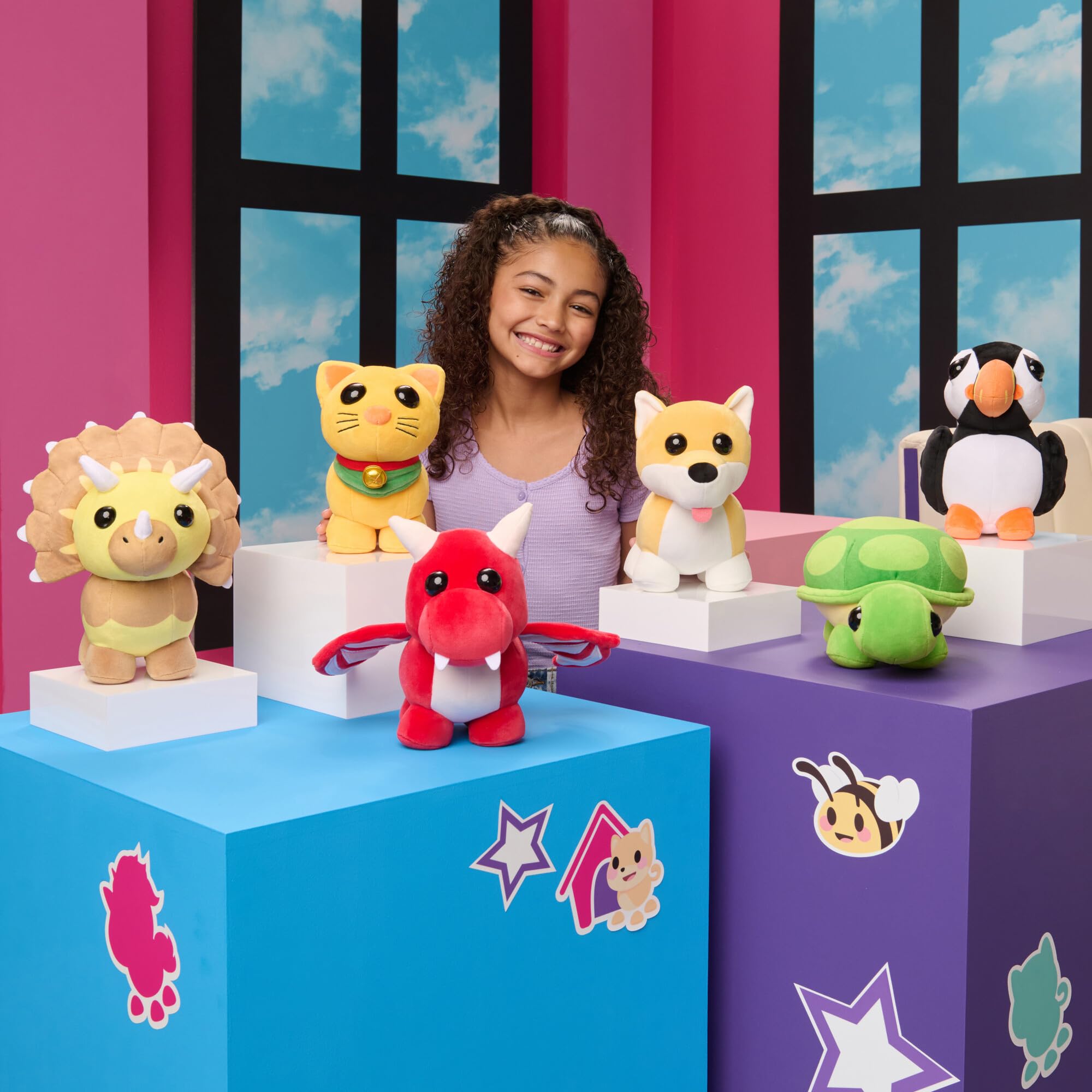 Adopt Me! Turtle Plush - 8-inch Ultra-Soft Collectible Pet for Kids 3+ 3