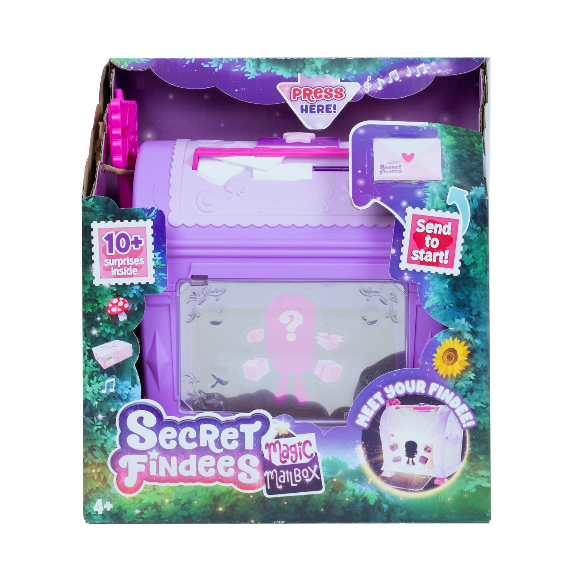 Secret Findees Magic Mailbox - 10+ Surprise Reveals & Mini Playset - Ages 4+ 26
