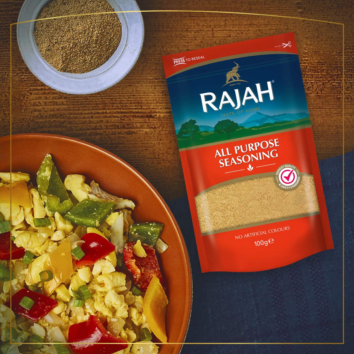 Rajah Spices All Purpose Seasoning for Meat, Poultry & Fish | 1kg