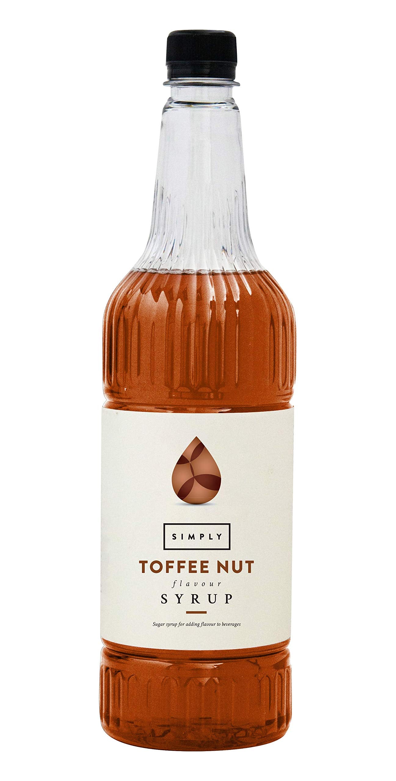 Simply Toffee Nut Syrup - Vegan & Nut Free Flavoured Syrup for Coffee, Cocktails & Baking