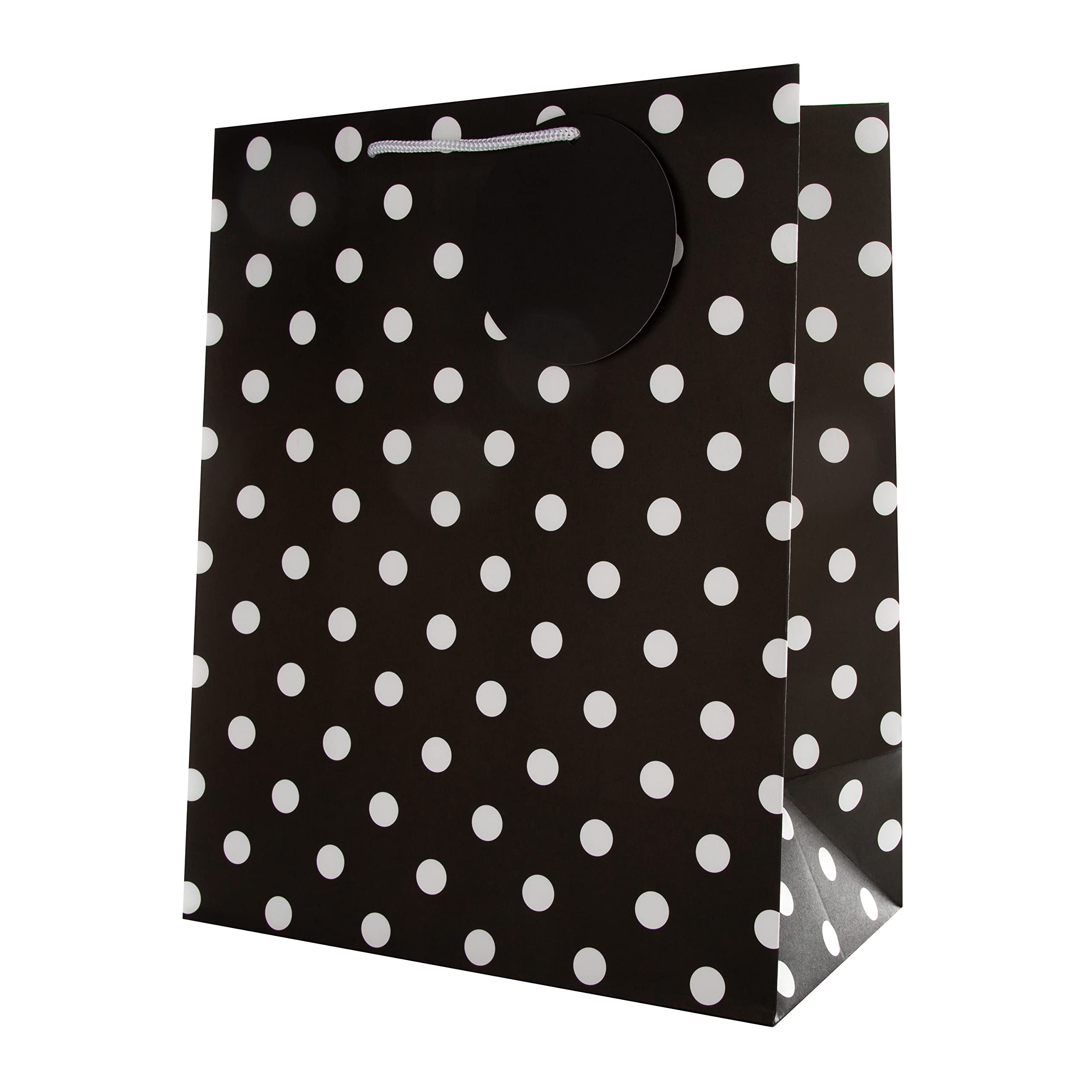 Hallmark Multi-Occasion Gift Bags Bundle - 4 Large Bags in Contemporary Polka Dot Design with Tags 6