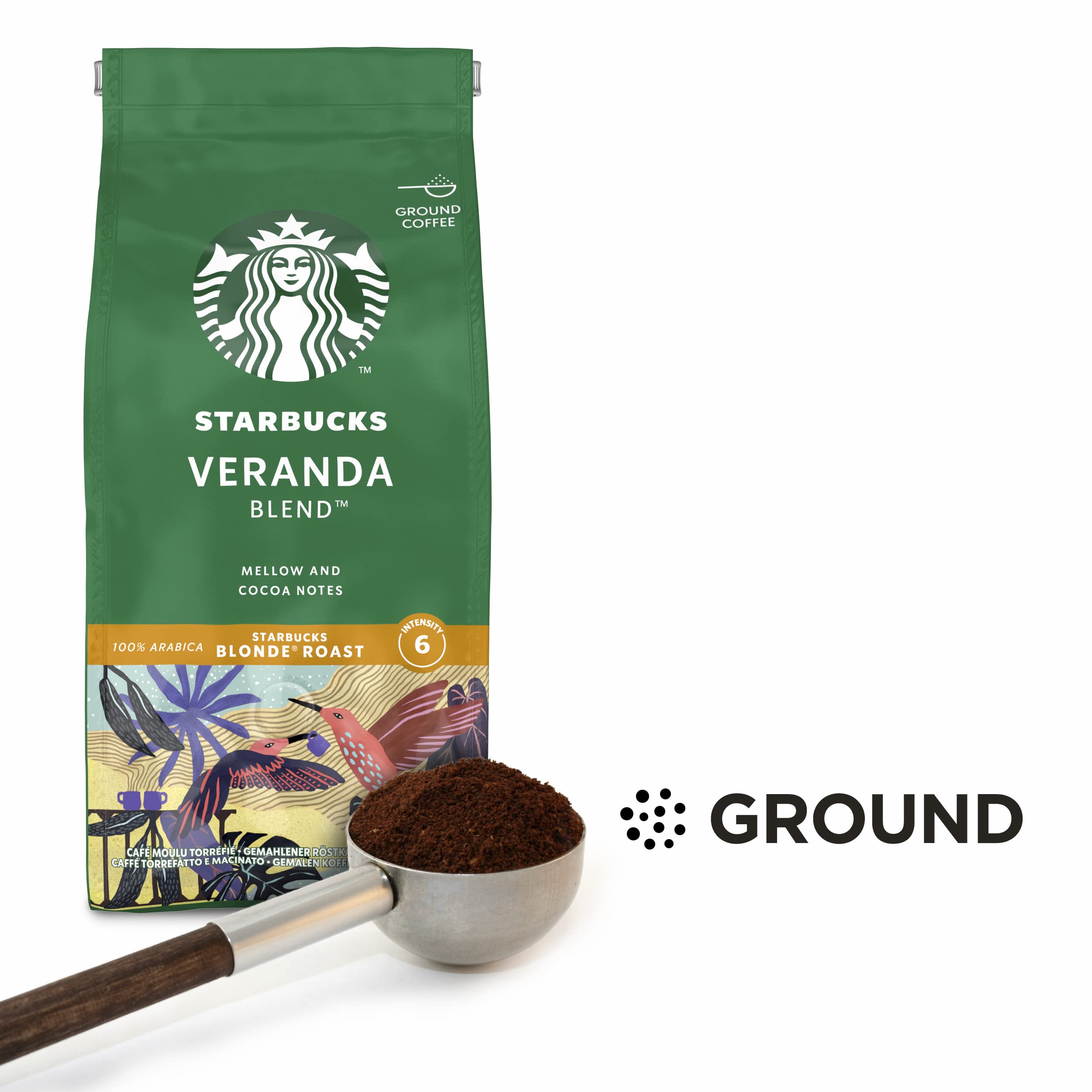 STARBUCKS Veranda Blend Blonde Roast Ground Coffee 200g (Pack of 6) 4