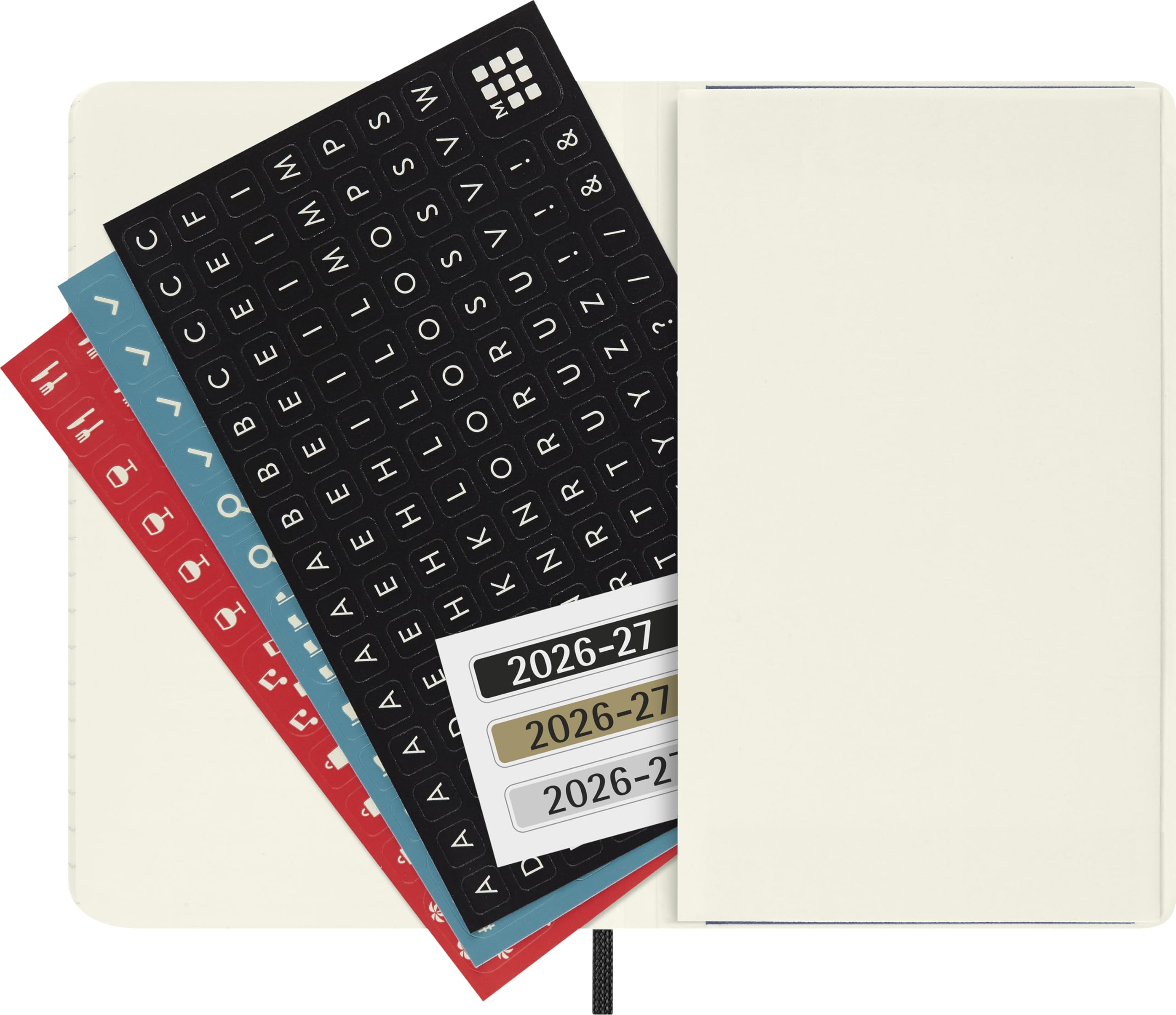 Moleskine Weekly Planner 2026-2027 18-Month Organizer | Pocket Size 9x14cm | Black | Flexibound 6