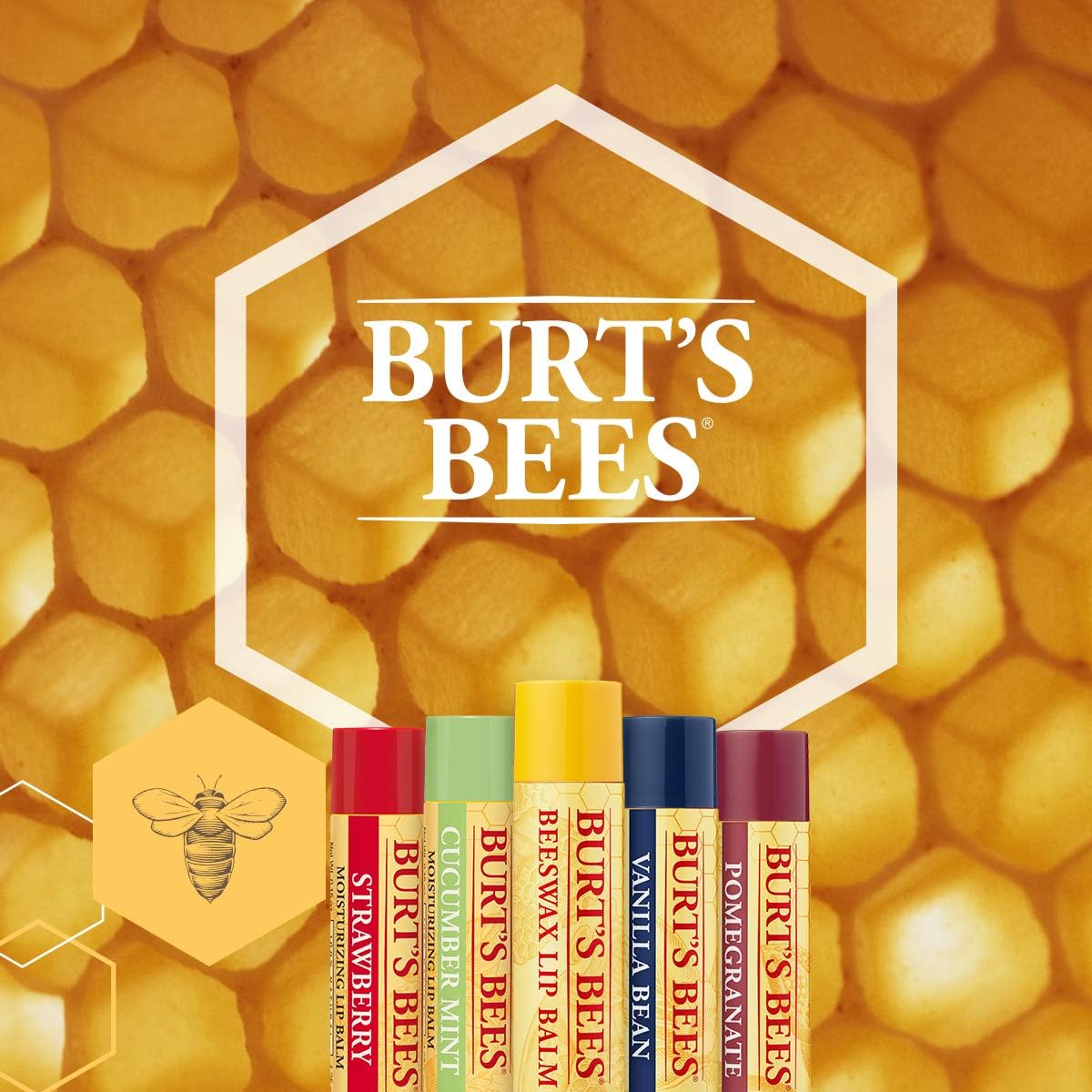 Burt's Bees - Pomegranate Moisturizing Lip Balm (4.25g) 5
