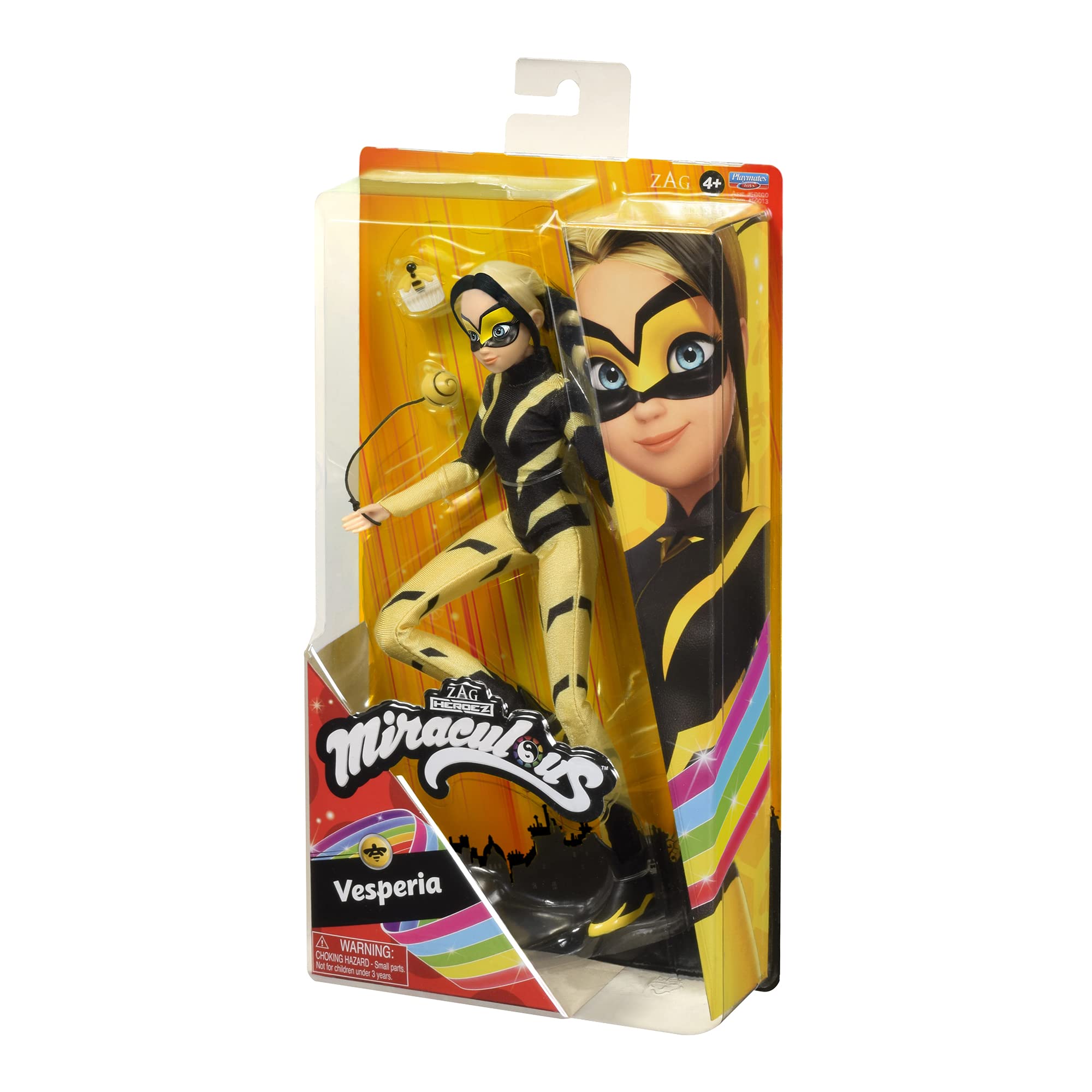 Miraculous Ladybug & Cat Noir - 26cm Vesperia Fashion Doll with Kwami & Accessories | Bandai Action Figure 8