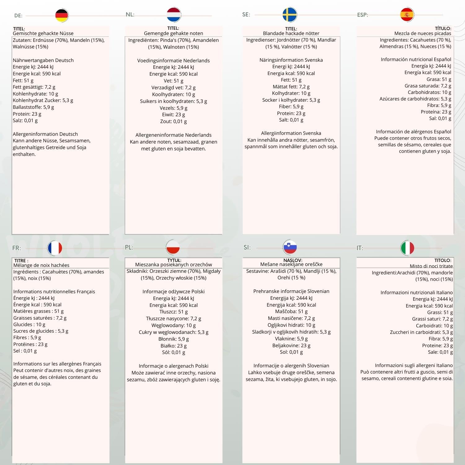 Wholefood Earth Mixed Chopped Nuts 1 kg | GMO Free | Vegan | Natural Source of Protein & Fibre 3