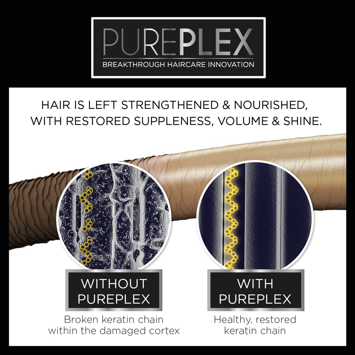 Knight & Wilson PurePlex Bond Reconstructing Conditioner - For Damaged & Colour Treated Hair | 200 ml 3