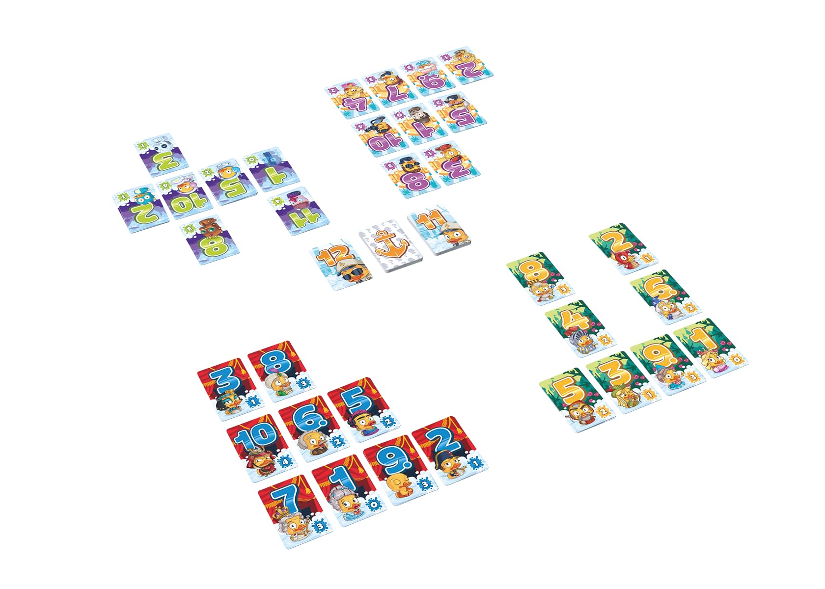 Captain Games Duck and Cover Familienkartenspiel für 2–7 Spieler, ab 8 Jahren