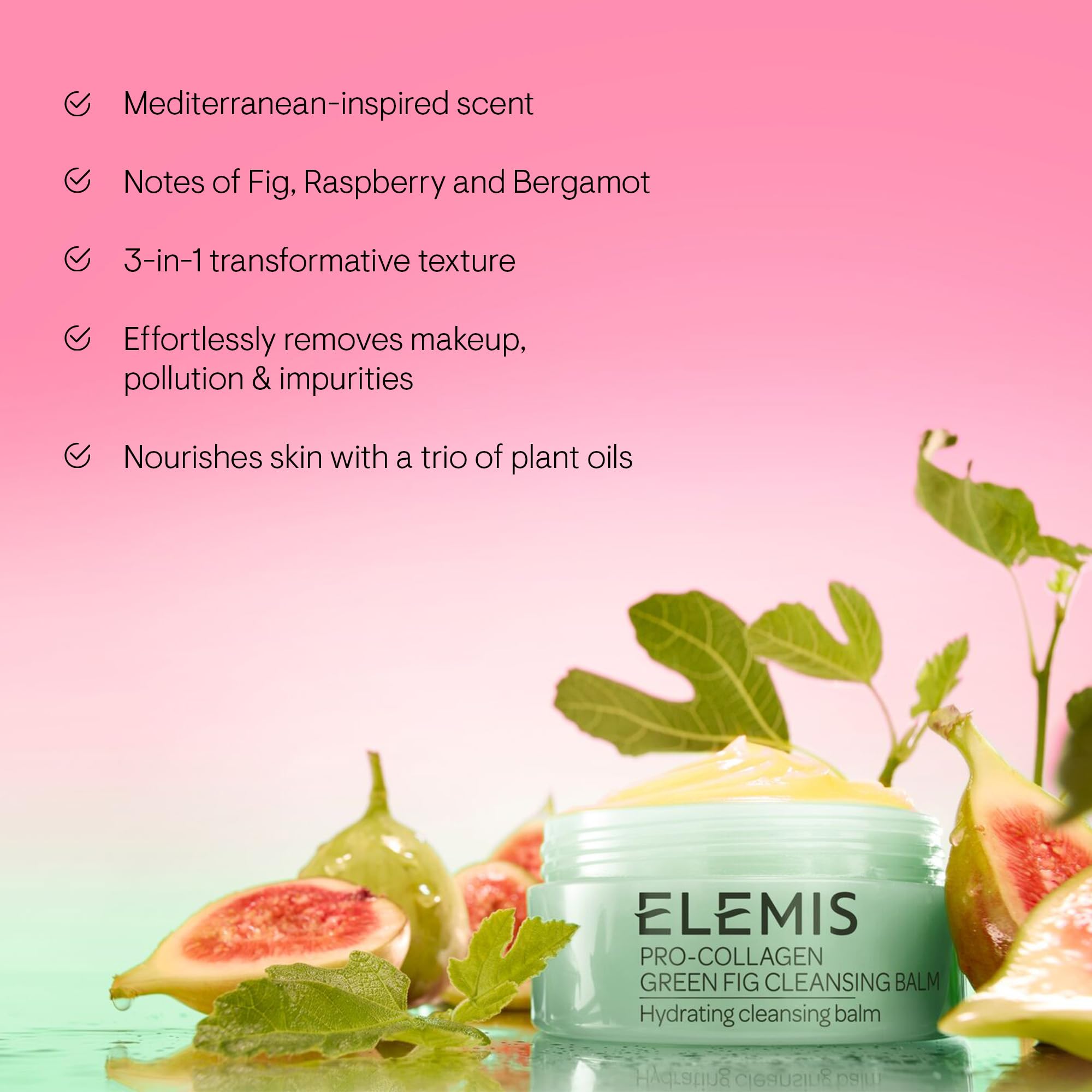Elemis Pro-Collagen Green Fig Cleansing Balm (100g) 5