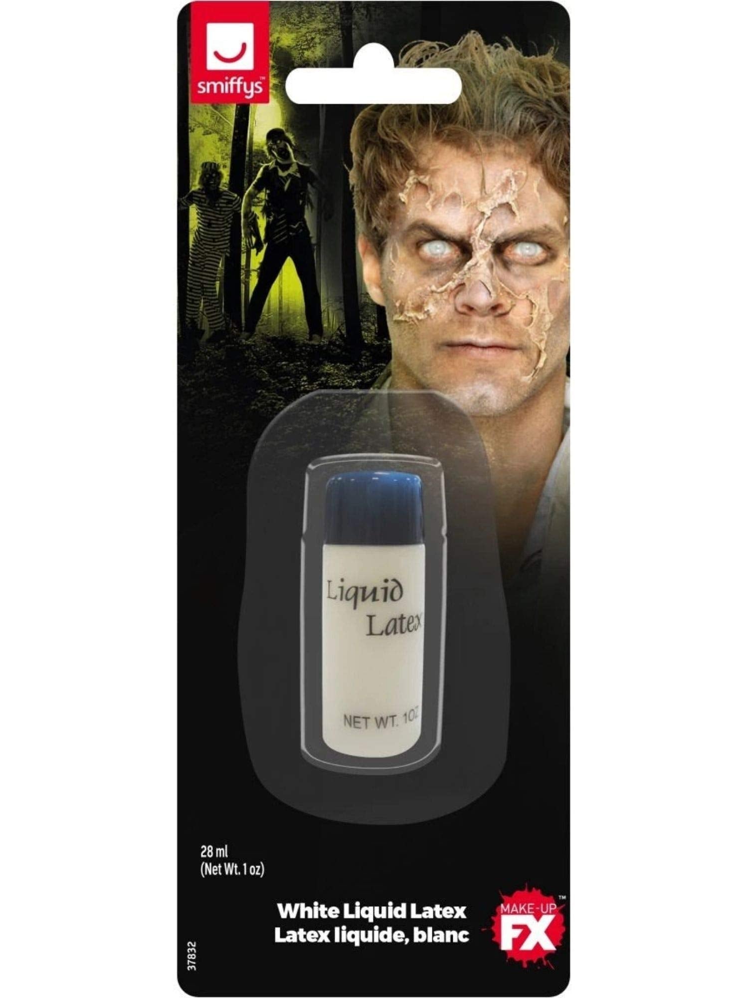Smiffys Make-Up FX Liquid Latex 1 oz White for Cosmetics & Disguises 3