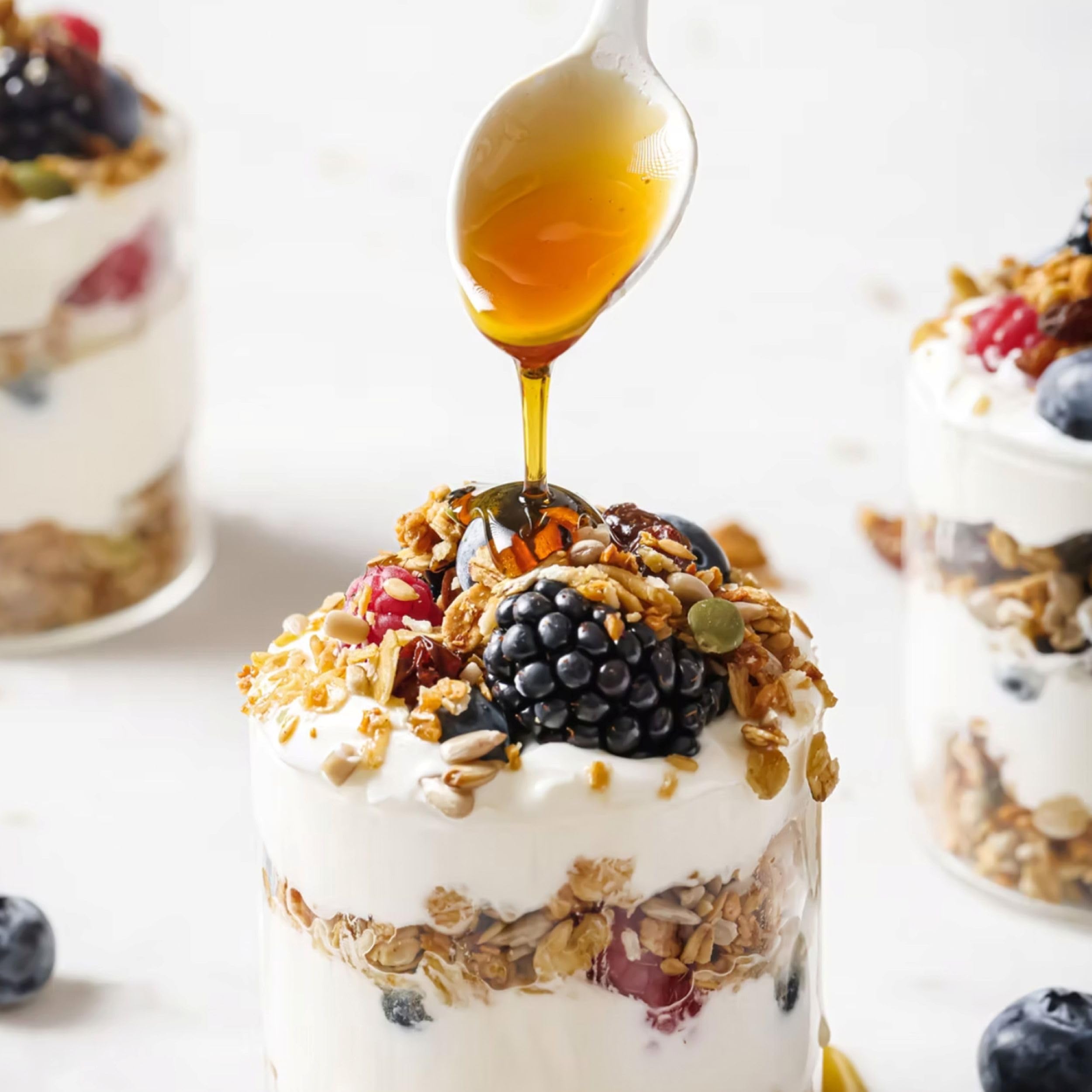 Scrumshus No Added Salt Luxury Granola (500g) - Made with Honey & Pure Maple Syrup, GMO Free, Recyclable Packaging 3